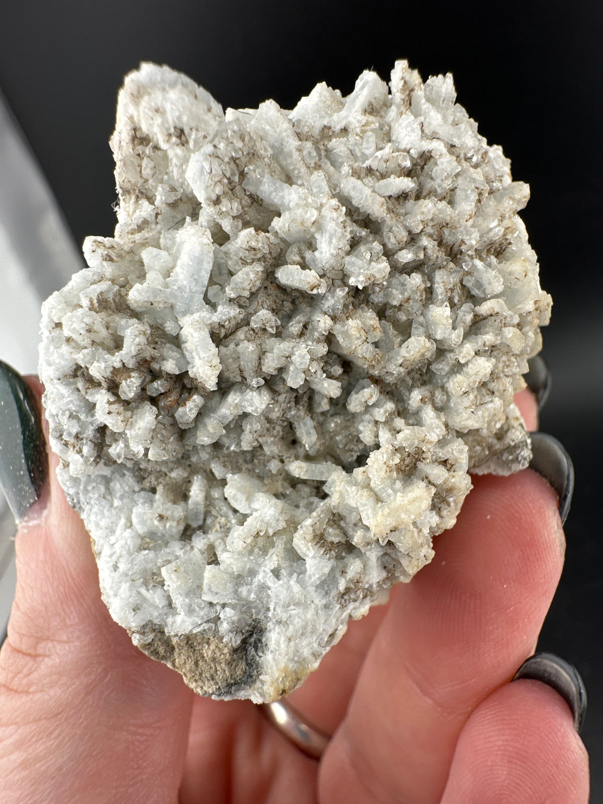 Celestine (Celestite) w/Calcite: Lime City, Ohio