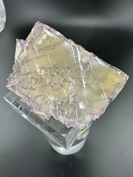 Carthage Corner Elmwood Mine fluorite; yellow & purple