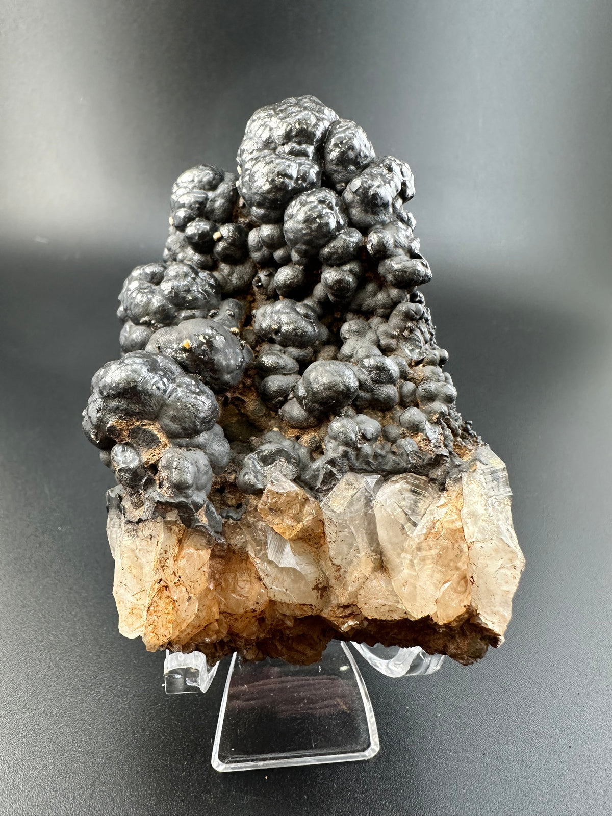 Botryoidal Radial Quartz Botryoidal Goethite on Quartz, Morocco – Bede Fay: Crystal & Mineral ...