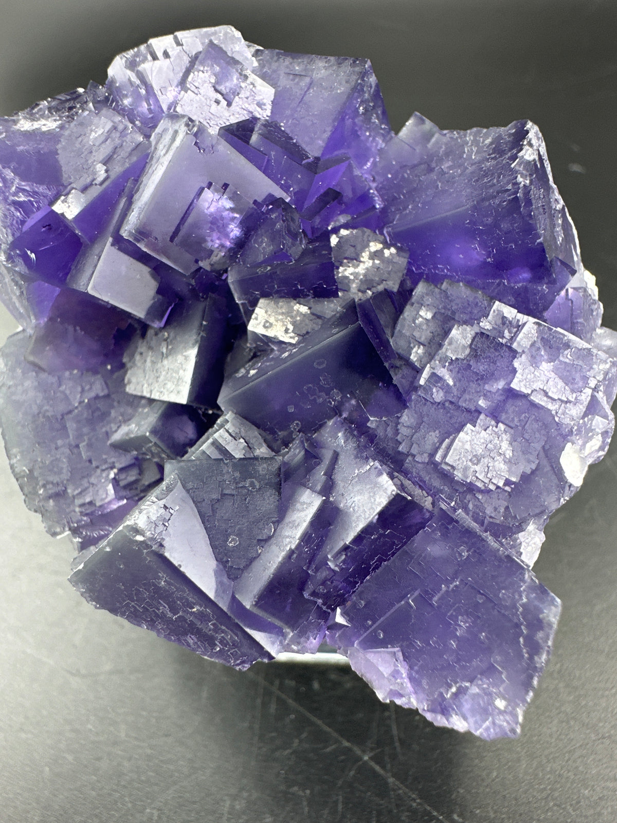 Cubic Purple Fluorite, Henan, China
