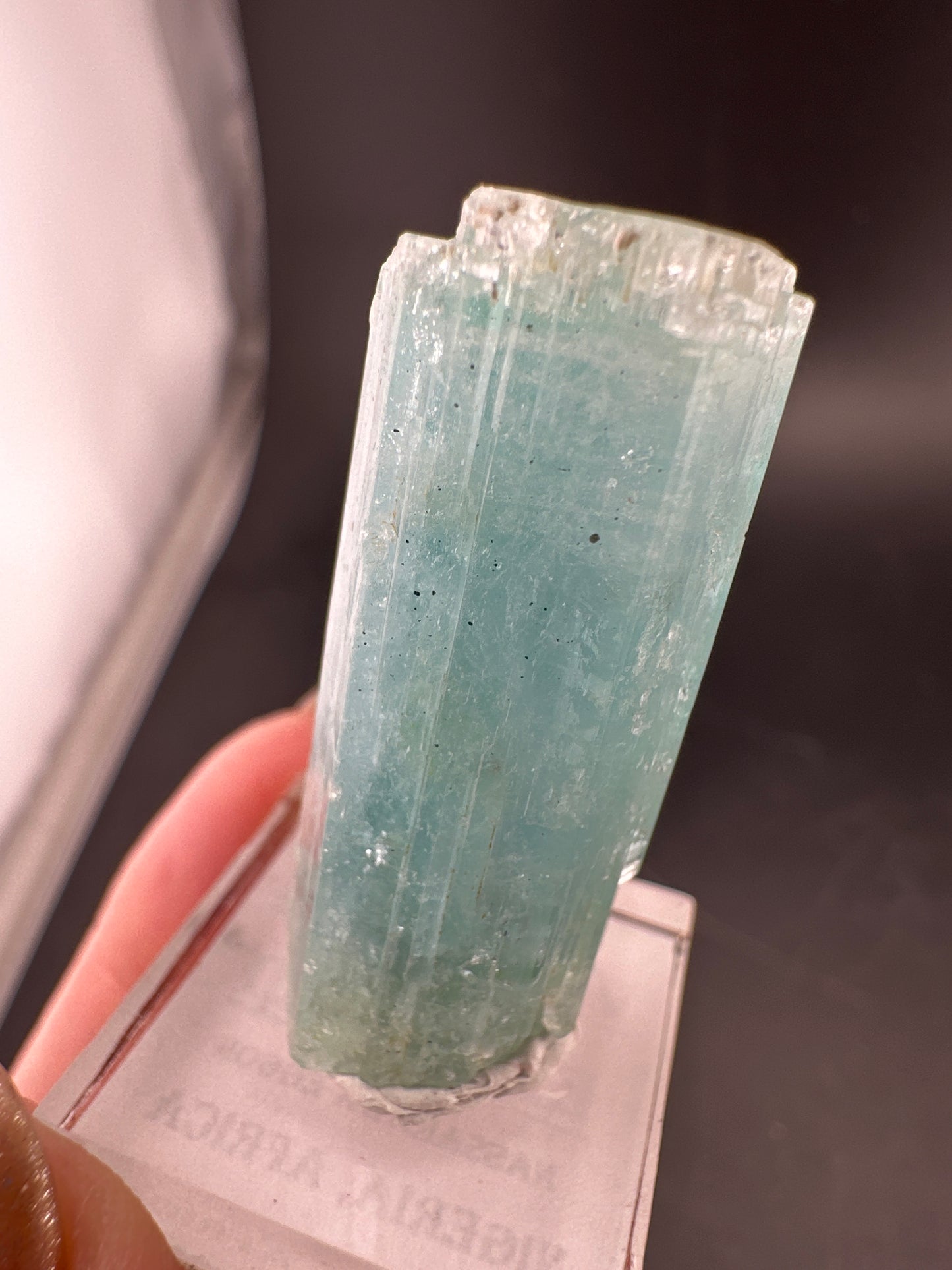Vanadium Beryl from Nigeria, 12.2 g