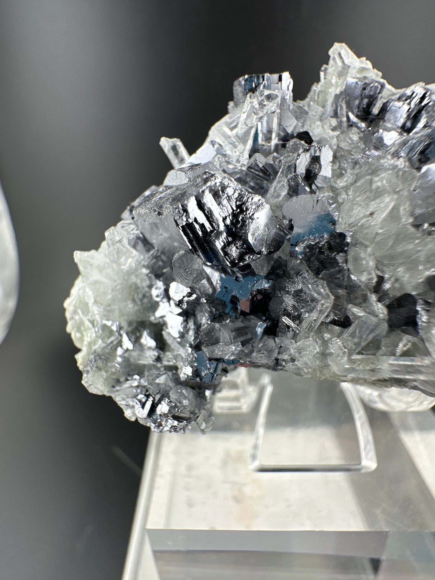 Galena on Quartz from Bulgaria