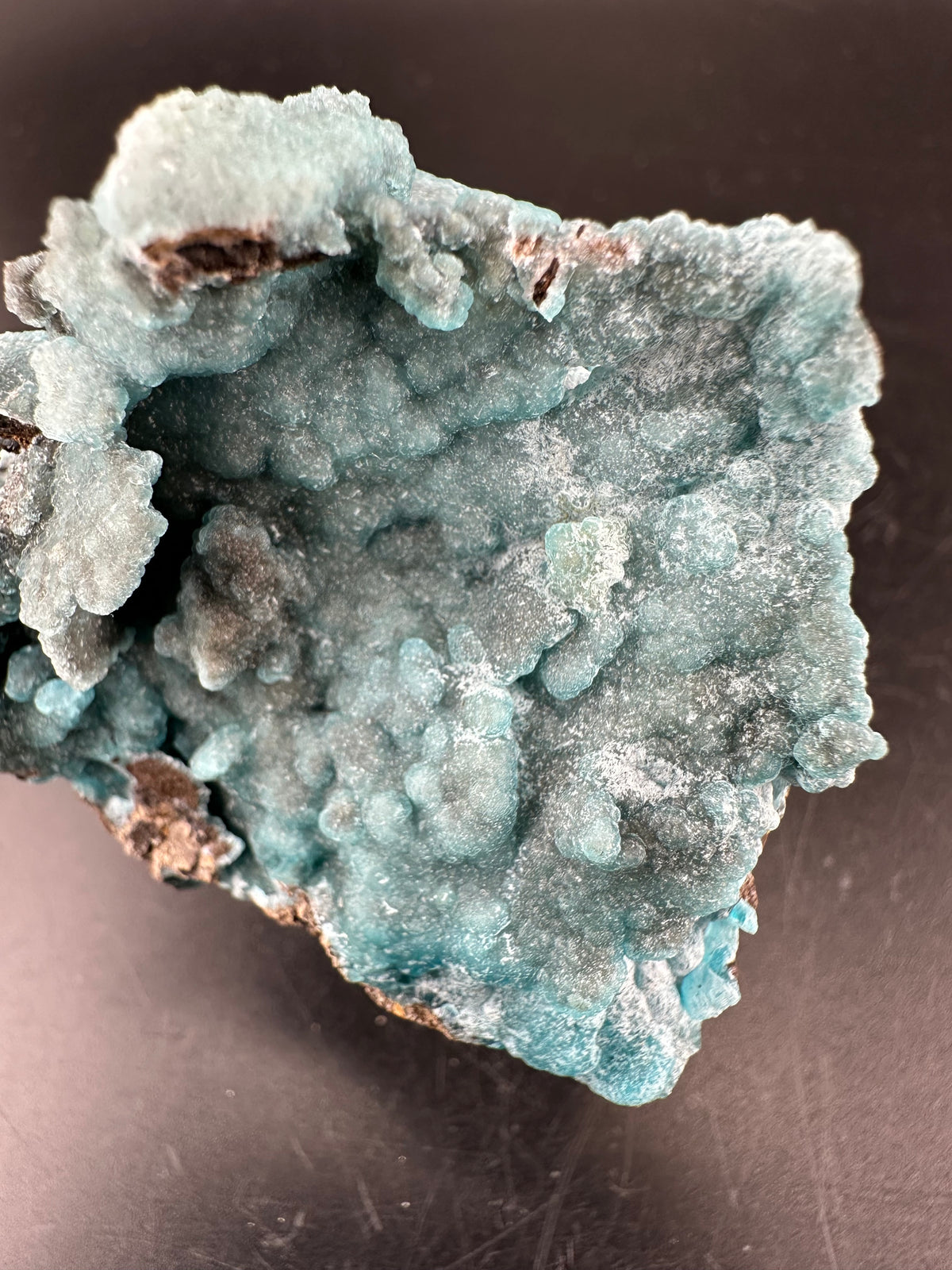 Blue Hemimorphite: Wenshan, Yunnan, China