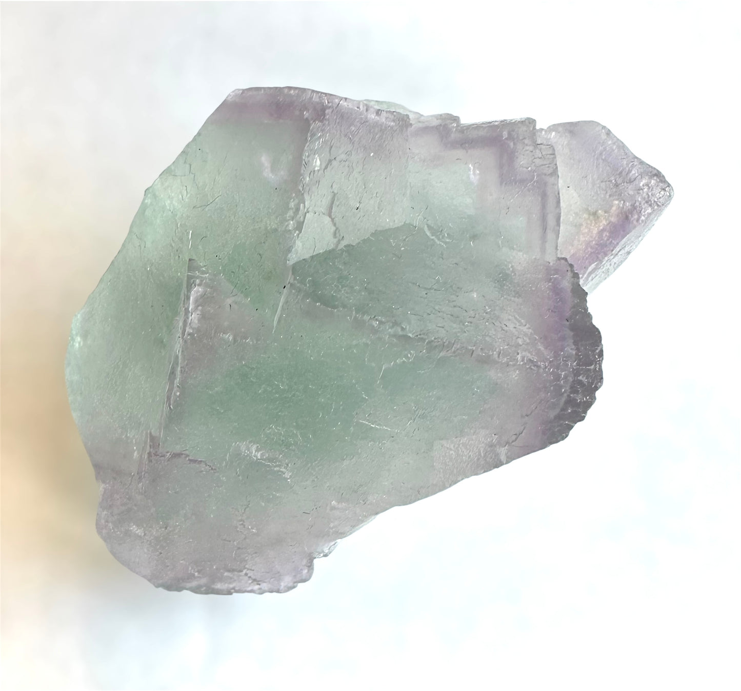 Pastel Green w/Purple Zoning fluorite, Hunan