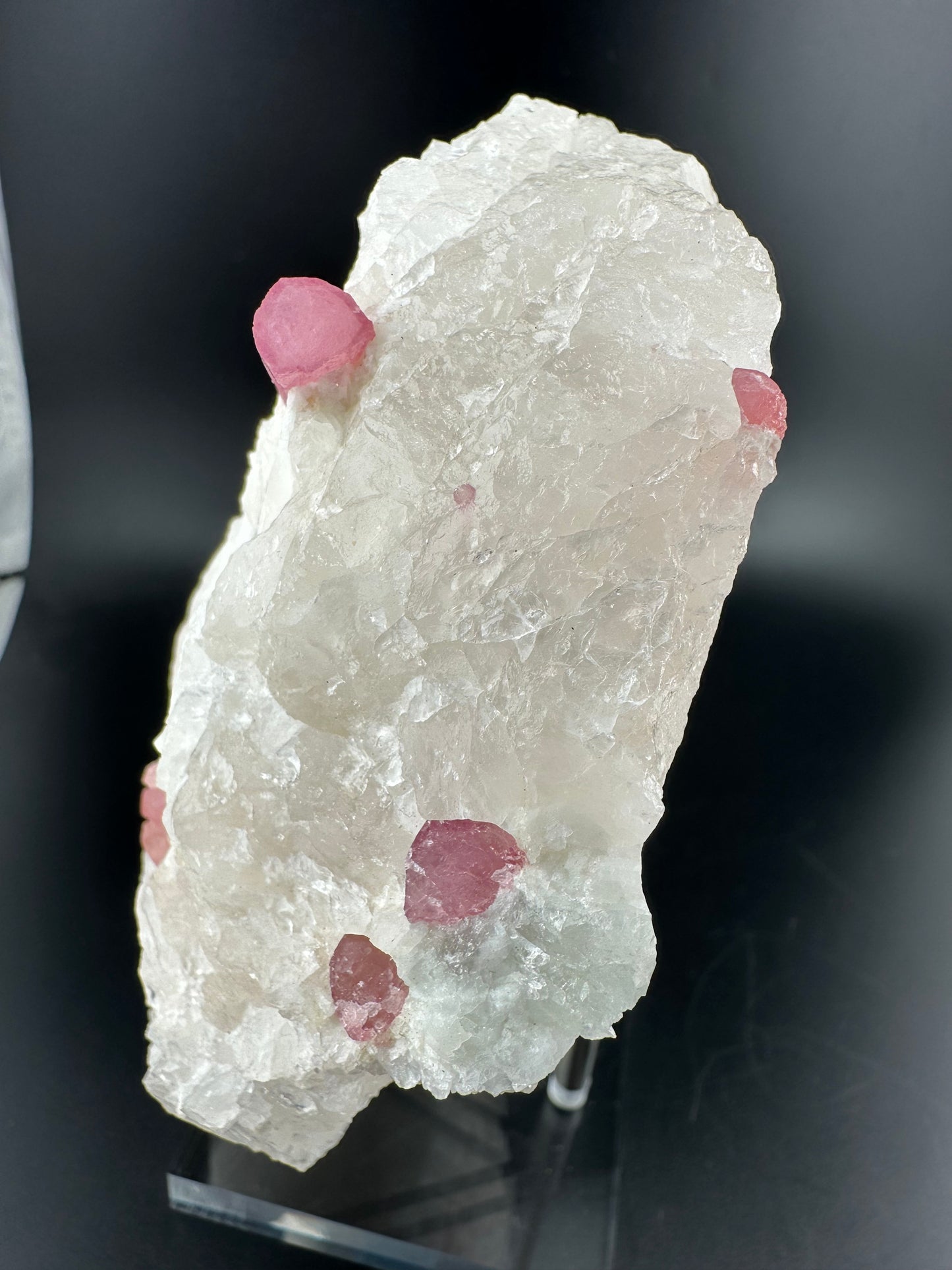 Gemmy Pink Tourmaline in Quartz, Brazil