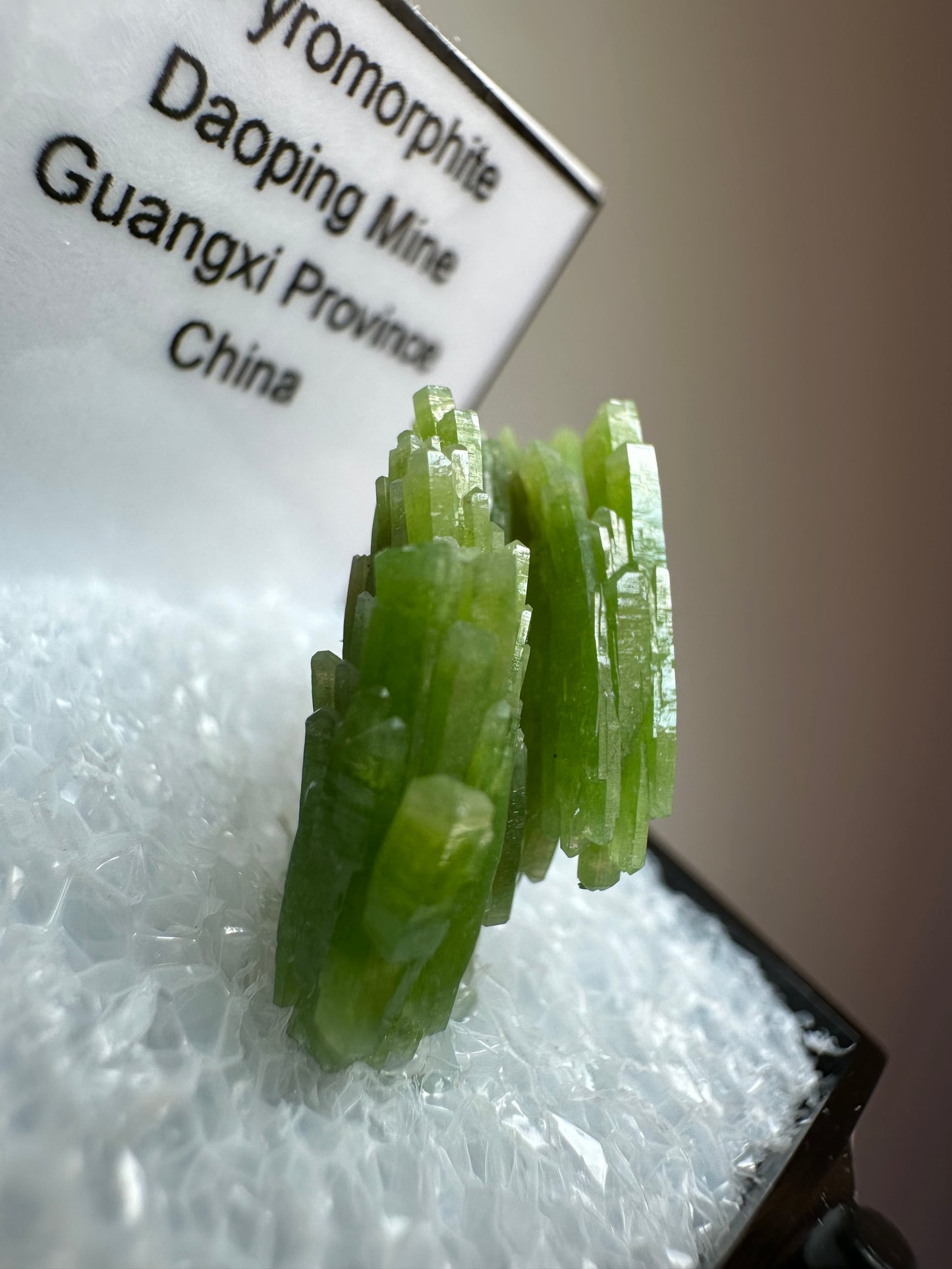 Pyromorphite, Daoping Mine, Guangxi, China (thumbnail)