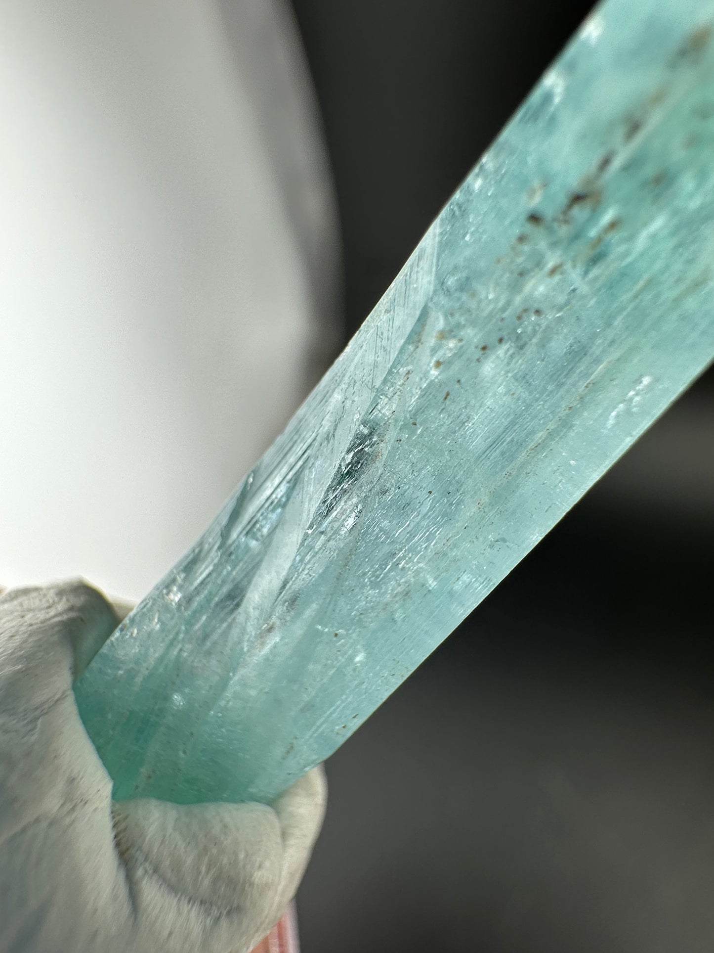 super gemmy Vanadium Beryl laser, Nigeria