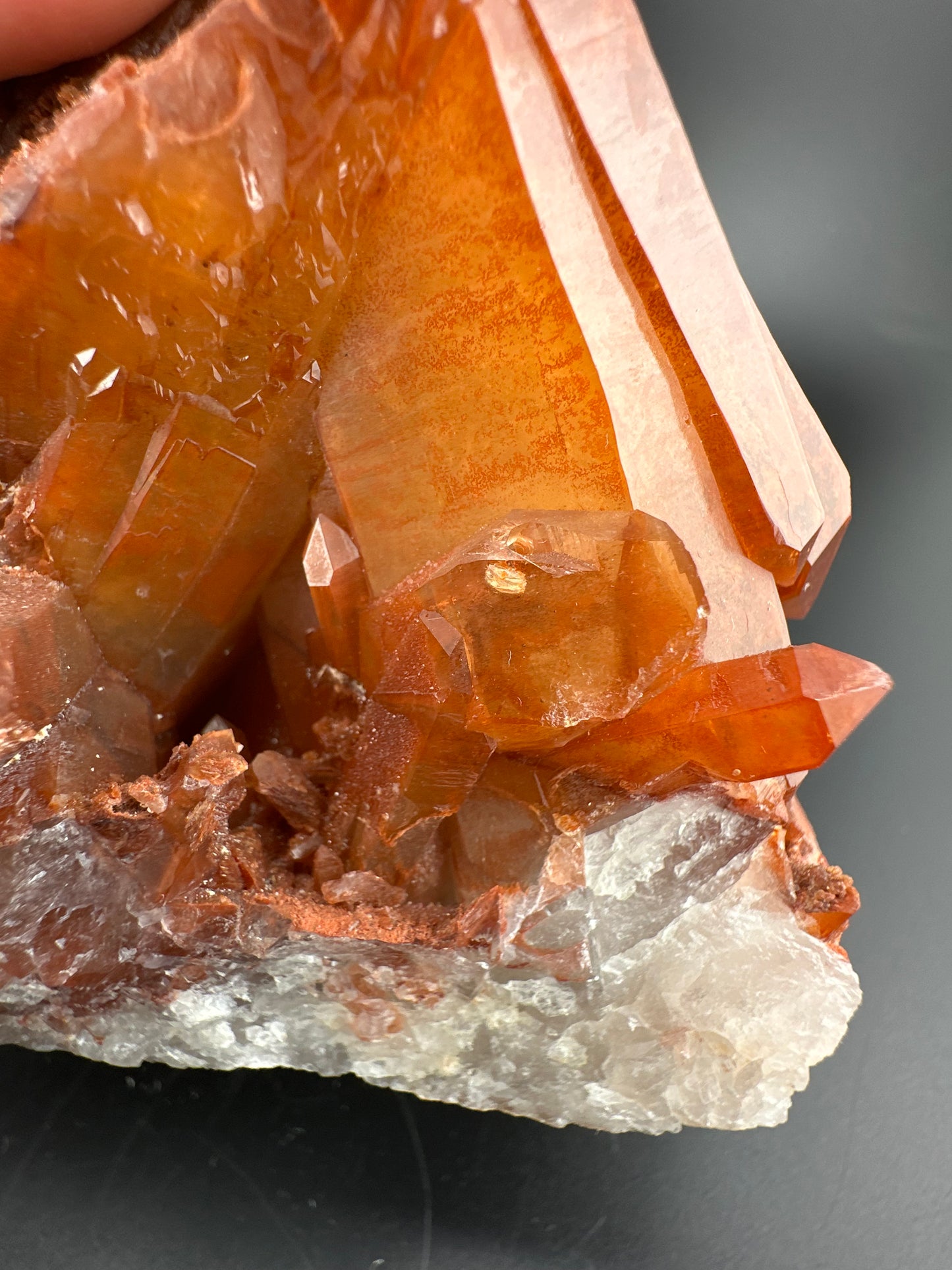 Ferruginous / Hematite Quartz from Morocco