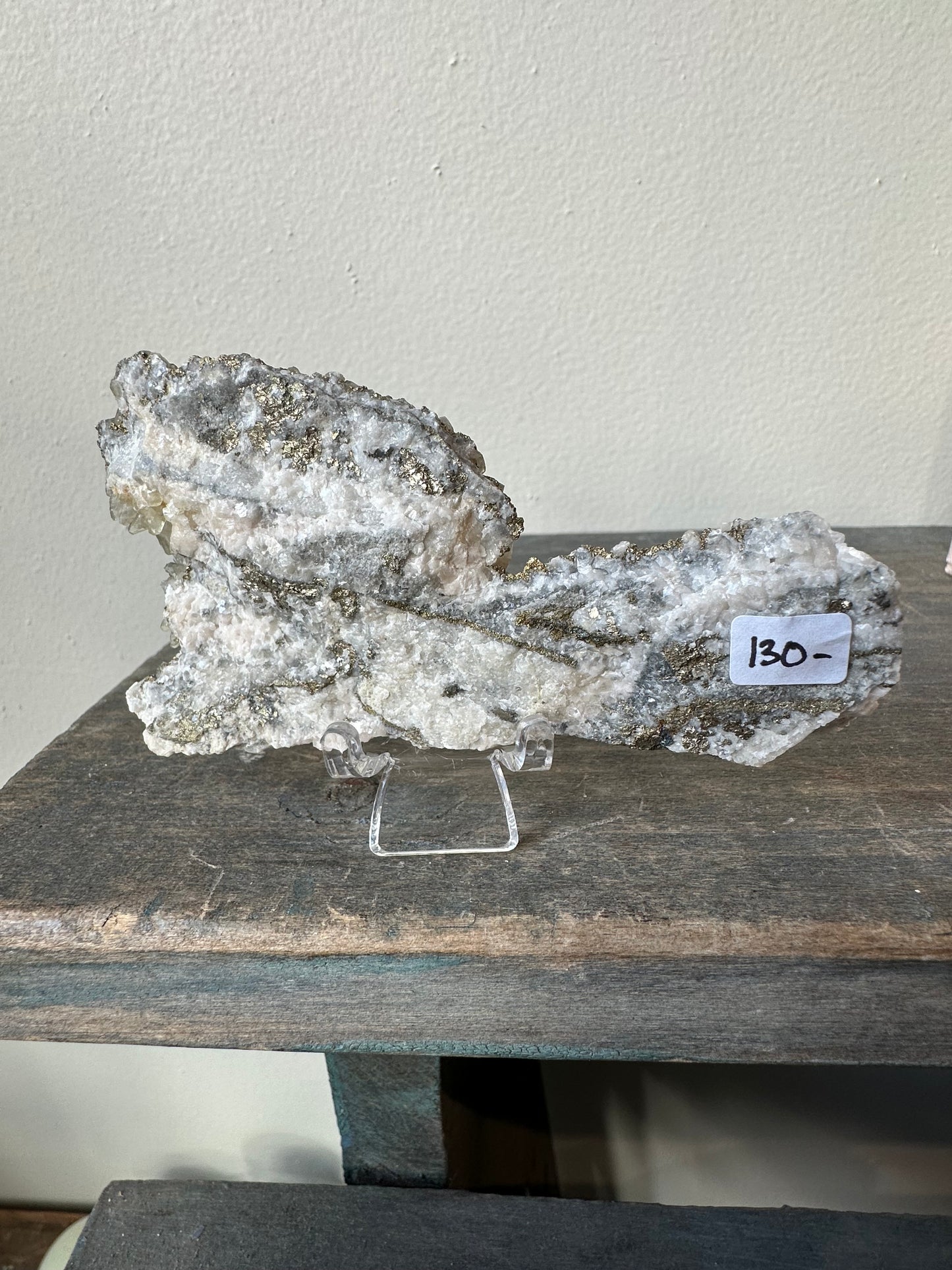 Iridescent Chalcopyrite over Dogtooth Calcite, Daye, Hubei, China.