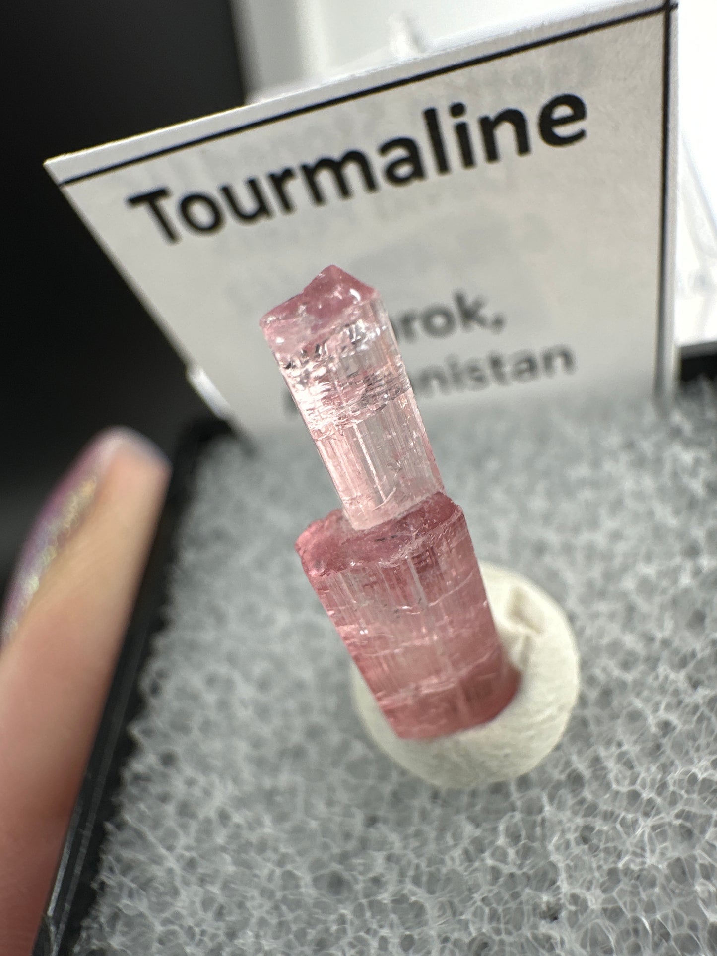 Pink Tourmaline tower: Paprock