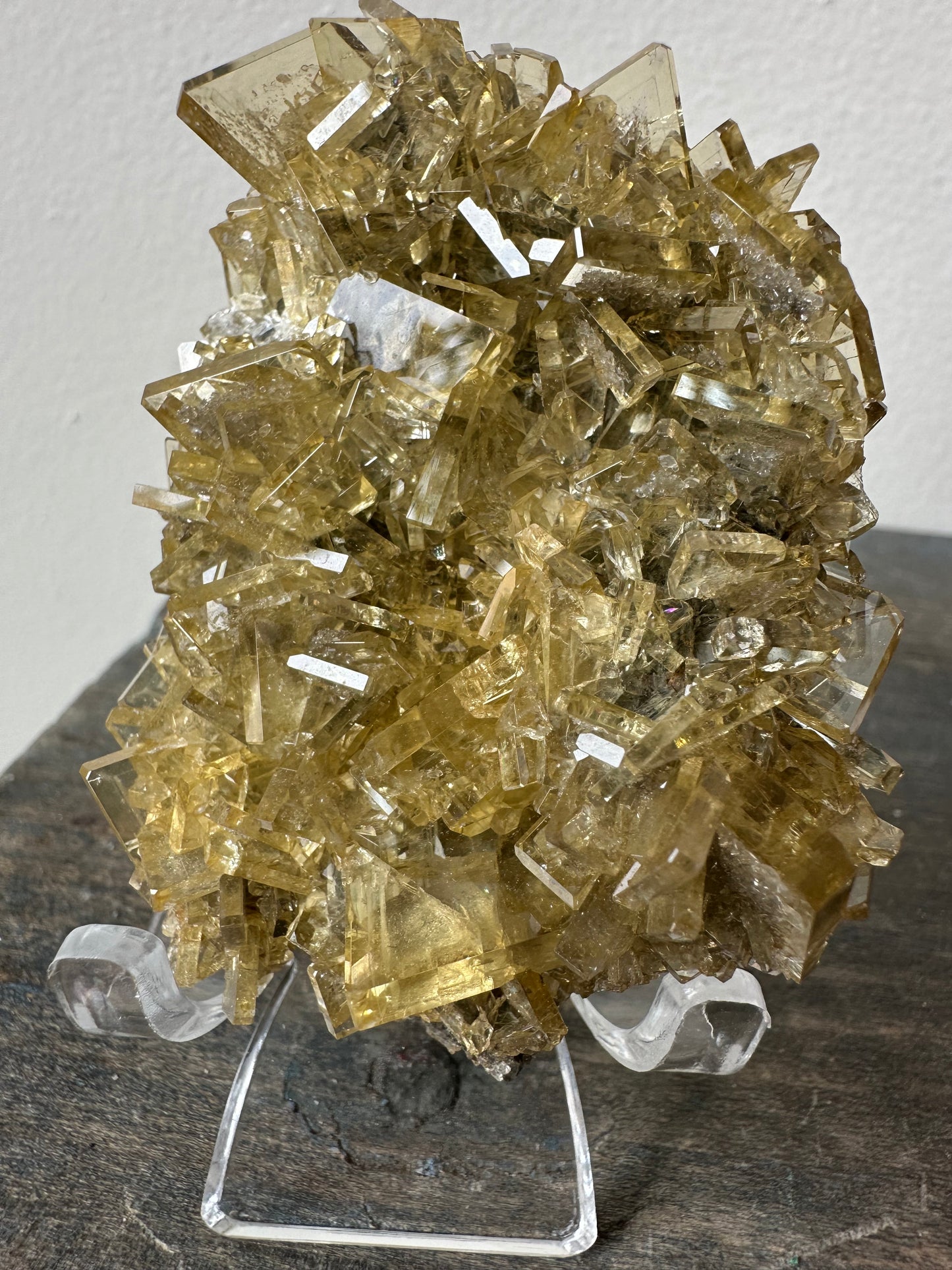 gemmy, tabular Baryte, Meikle Mine, Nevada
