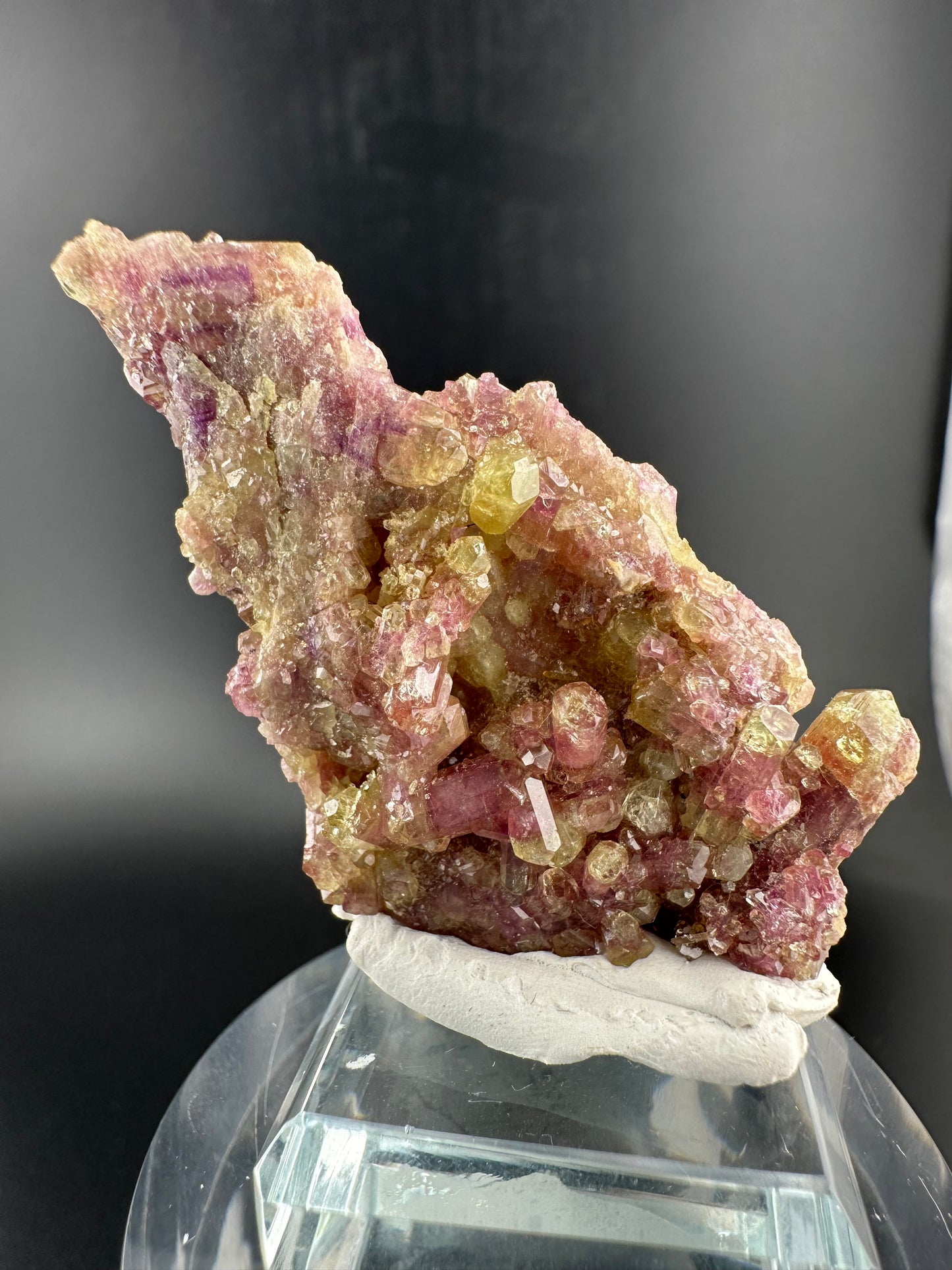 Manganese-rich Vesuvianite (bi-colour), Jeffrey Mine, Canada