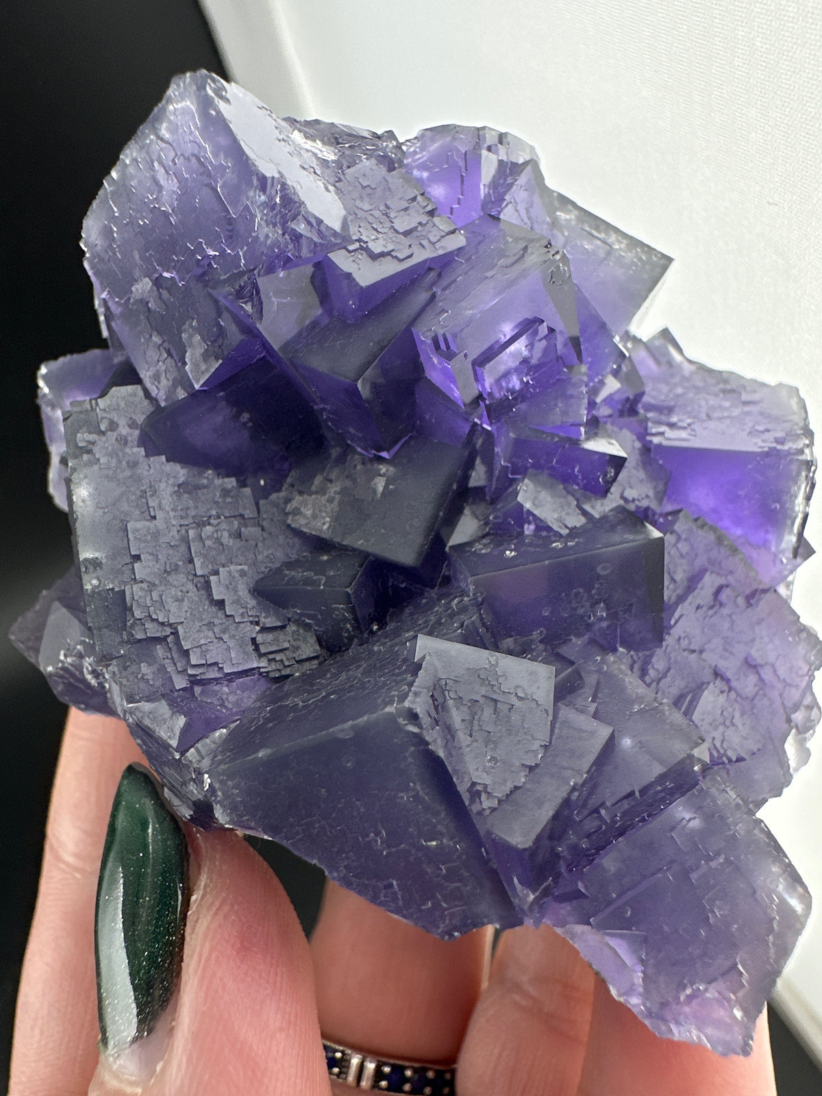 Cubic Purple Fluorite, Henan, China