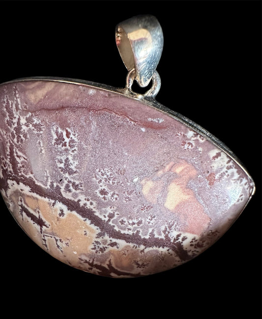 Sonora Dendritic (rhyolite) pendant set in Silver