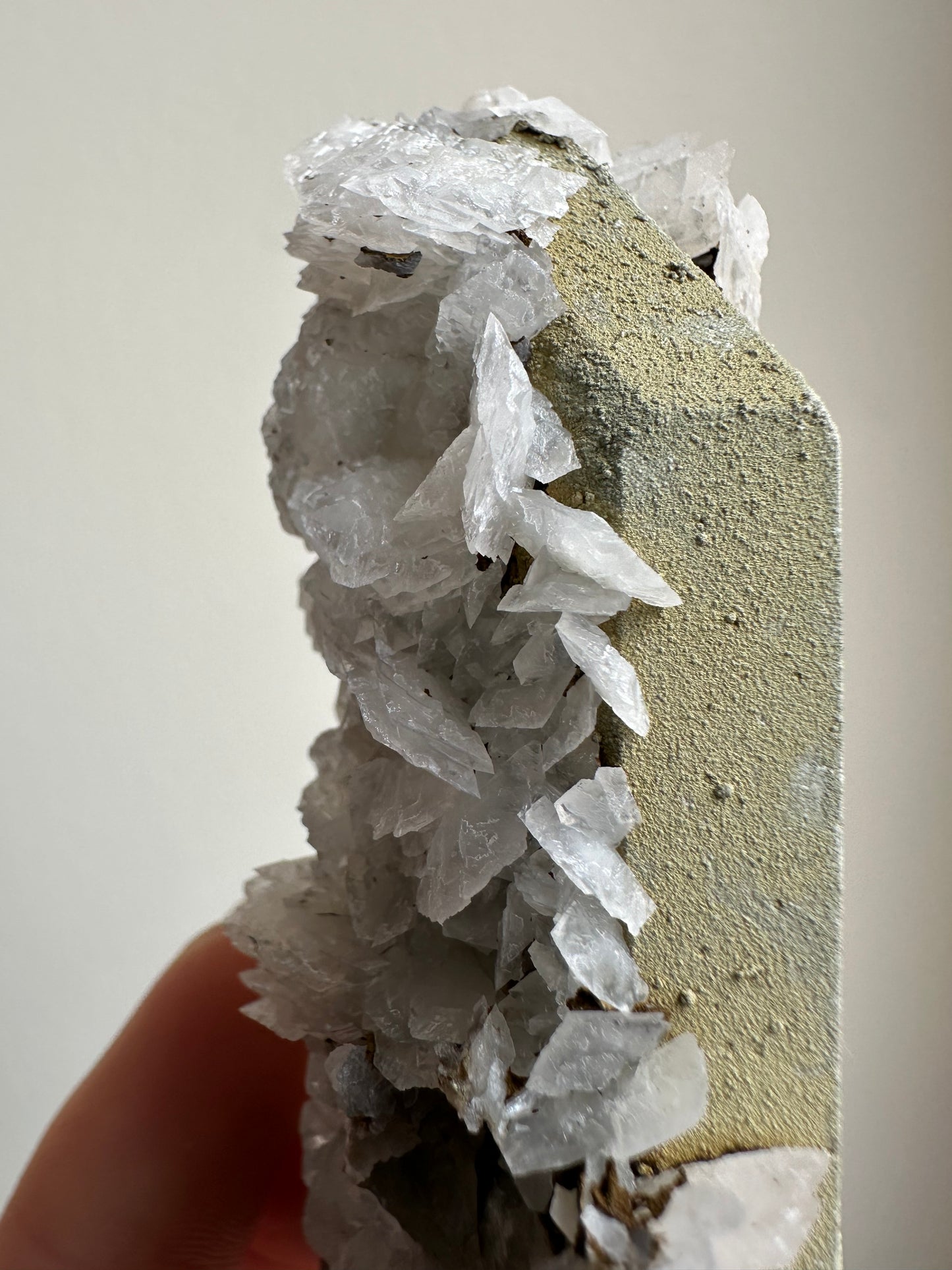 “Matcha Quartz” with Calcite, Inner Mongolia