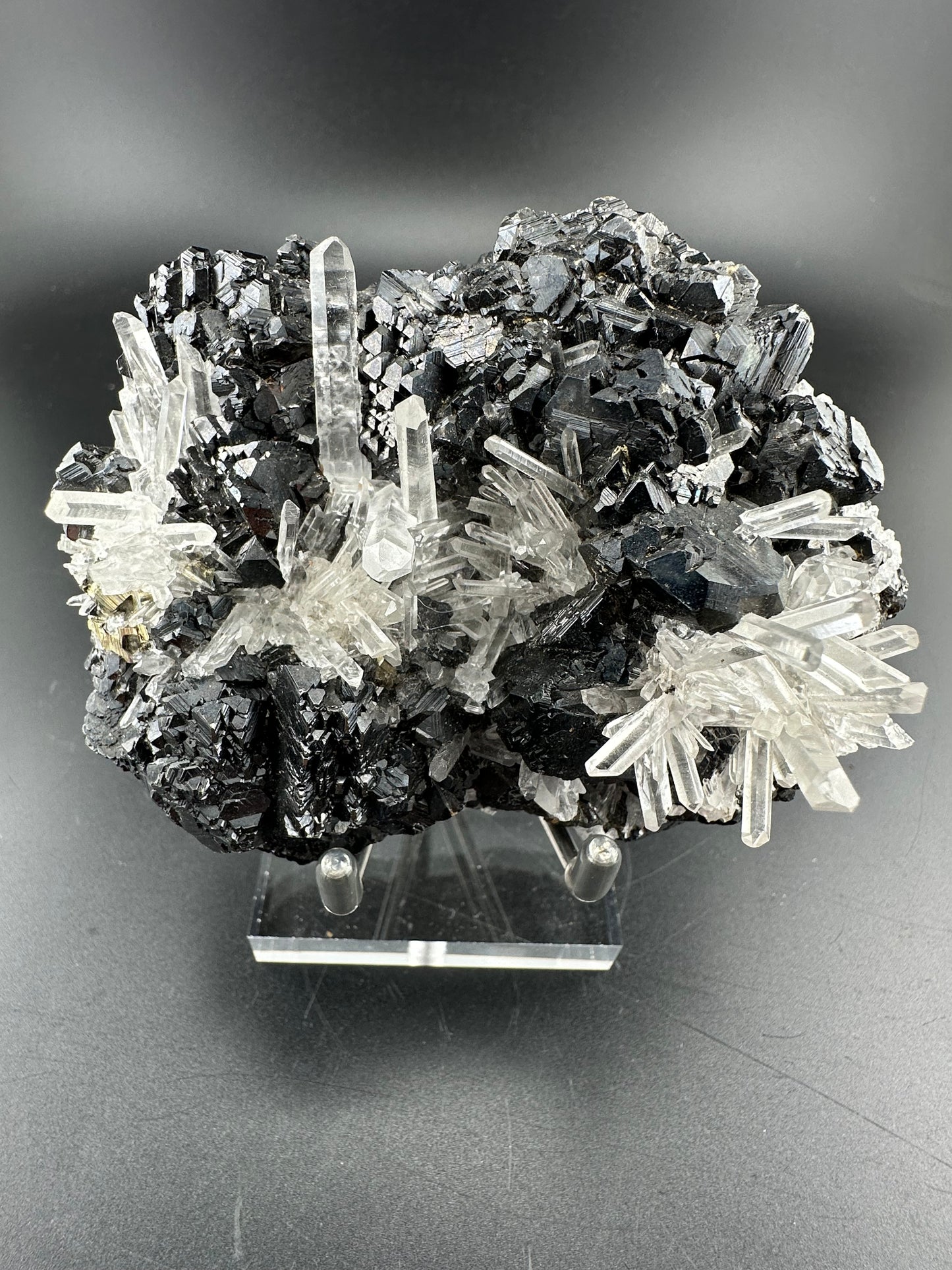 Quartz, Sphalerite: Pasco, Peru