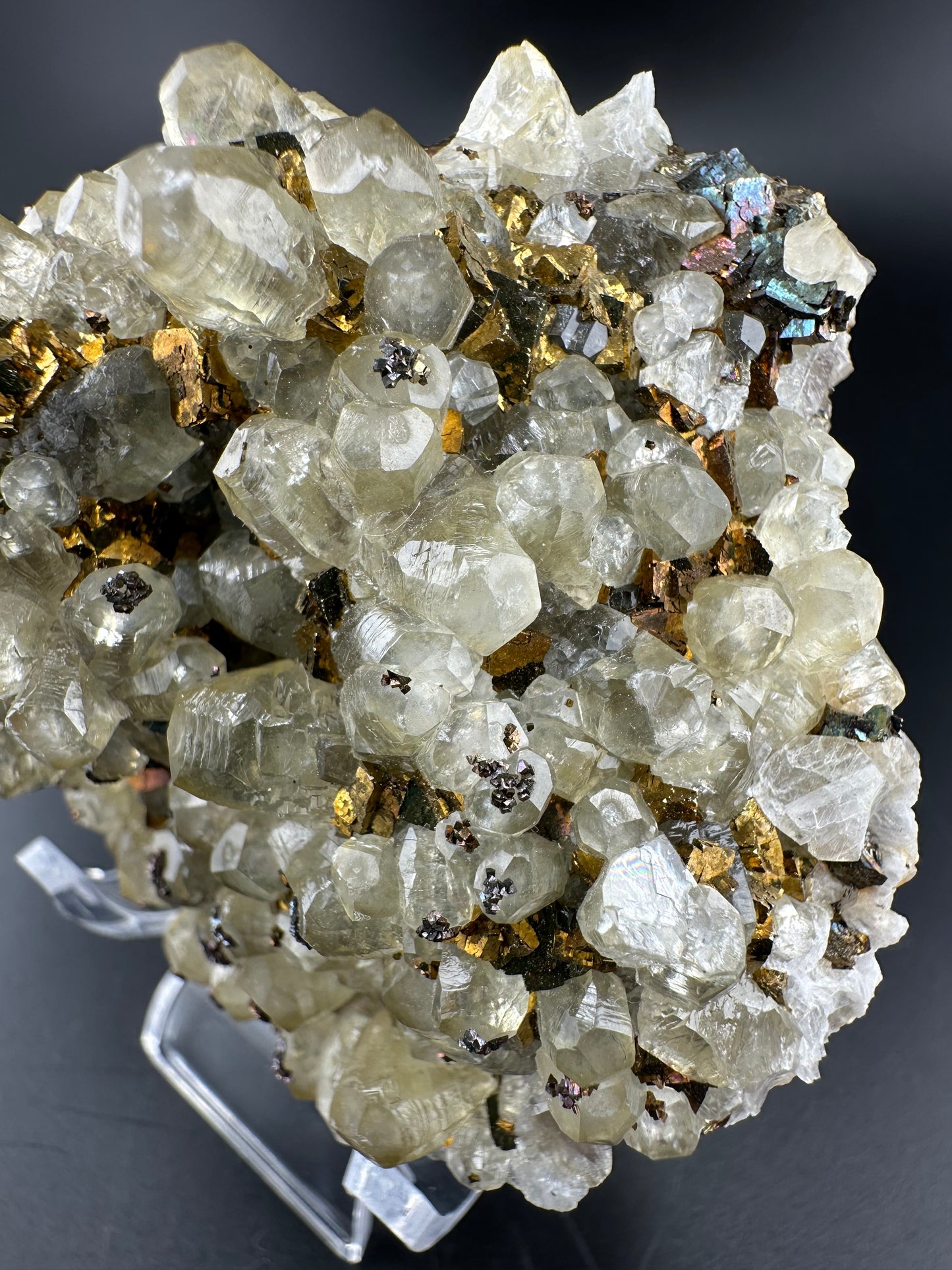 Calcite w/Chalcopyrite, Hubei
