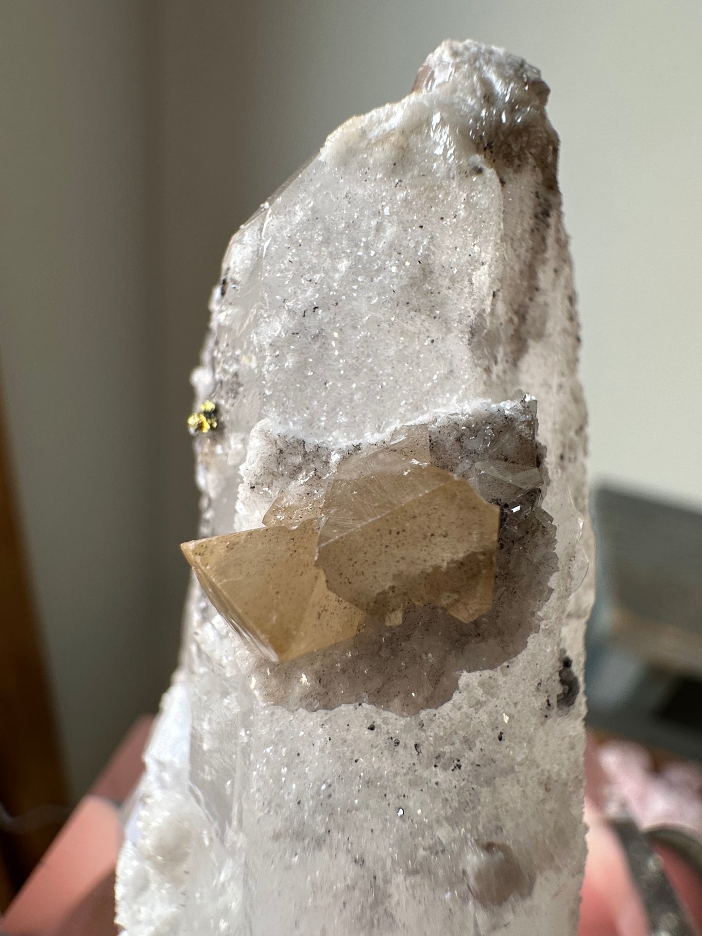 Scheelite on Quartz, YGX