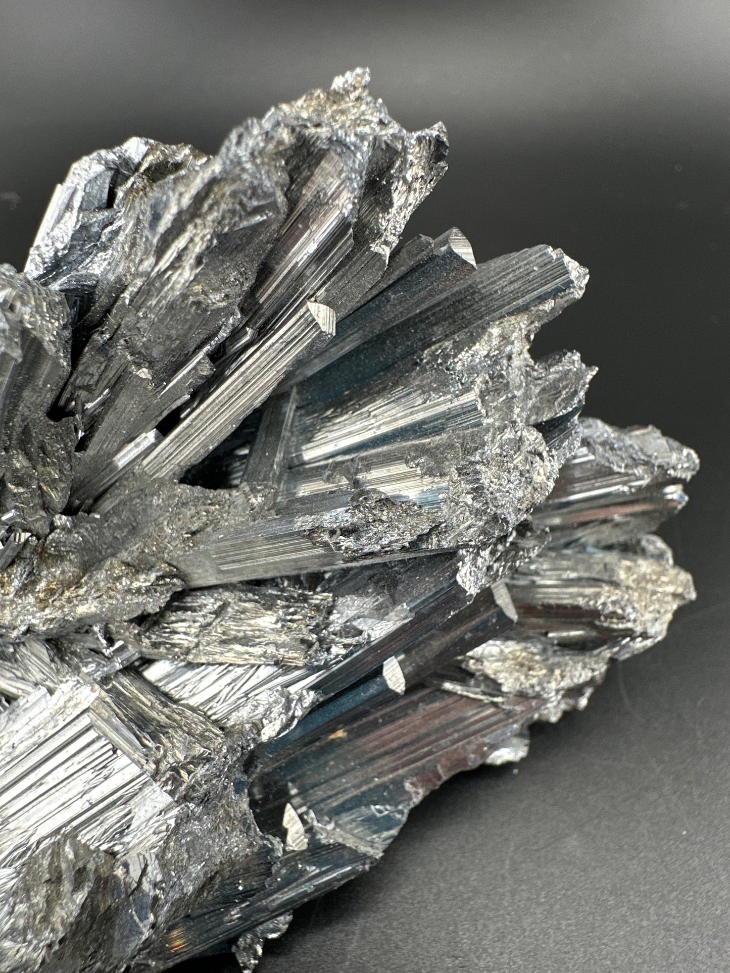 Stibnite cluster, Jiangxi, China