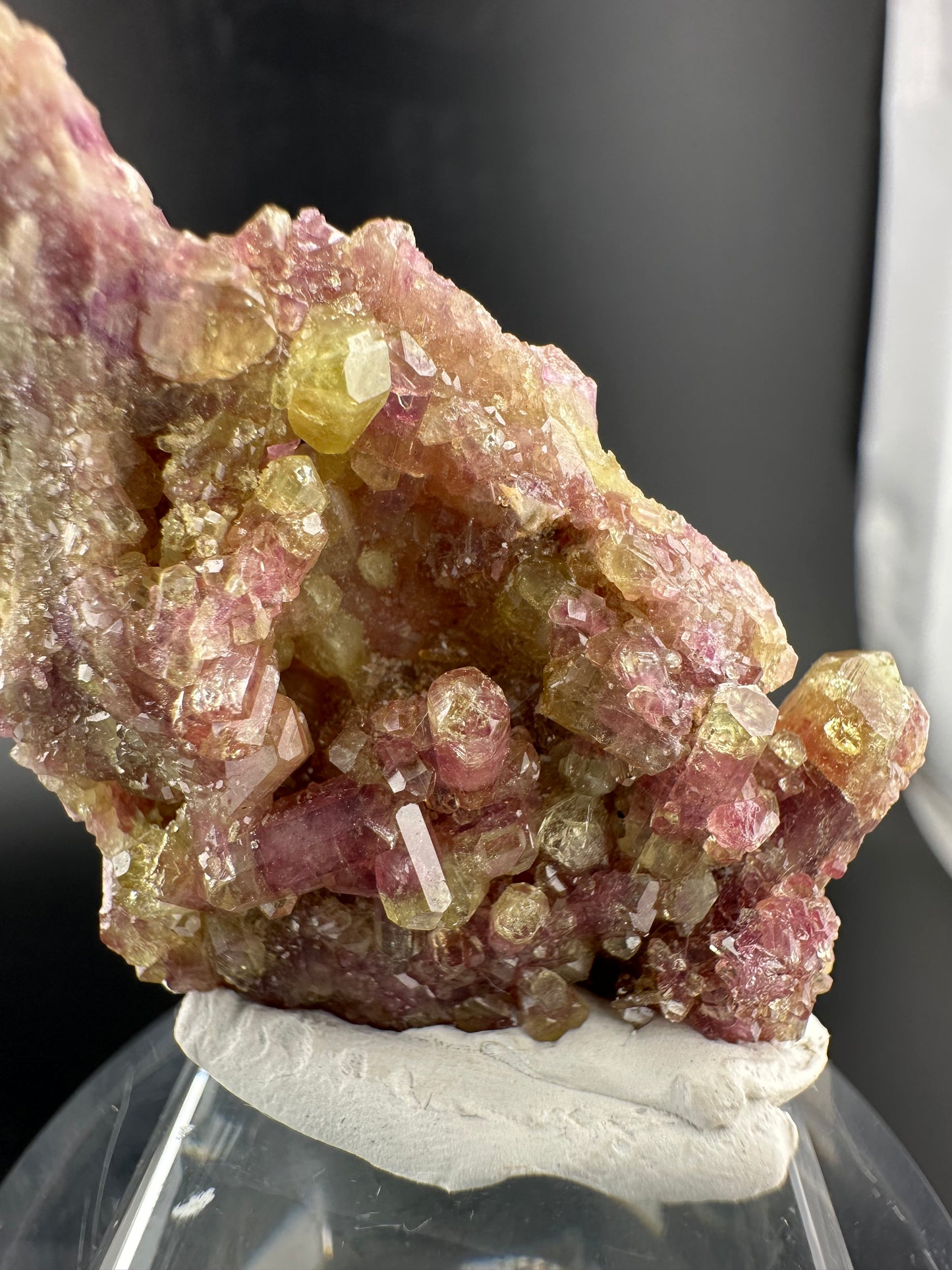 Manganese-rich Vesuvianite (bi-colour), Jeffrey Mine, Canada