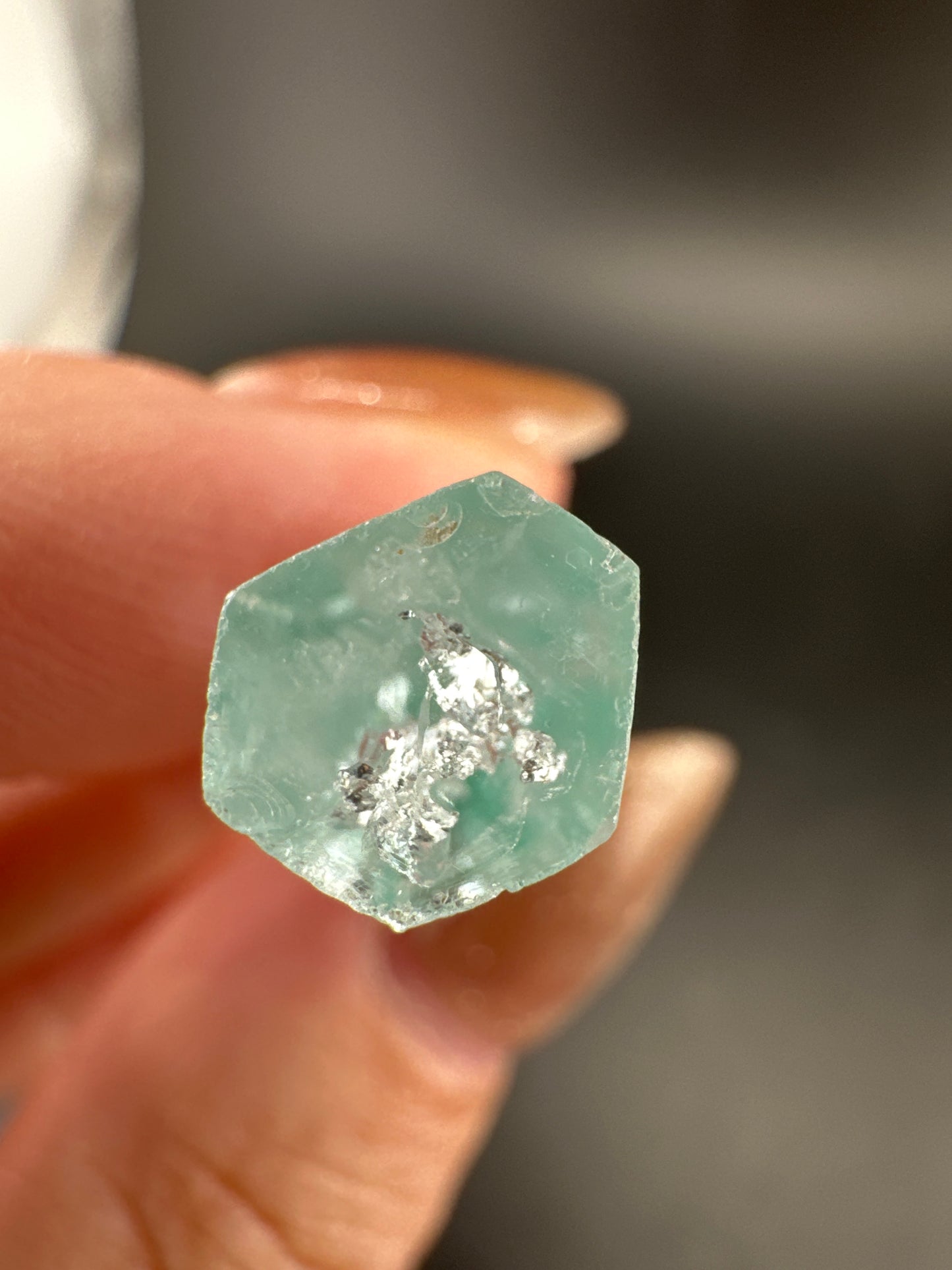 super gemmy Vanadium Beryl laser, Nigeria