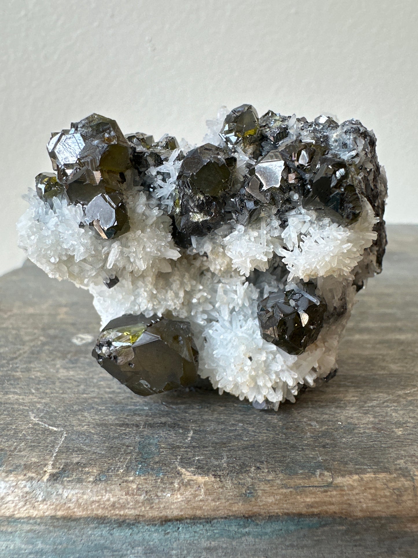 Sphalerite var Cleophane w/Quartz, Galena. Bulgaria
