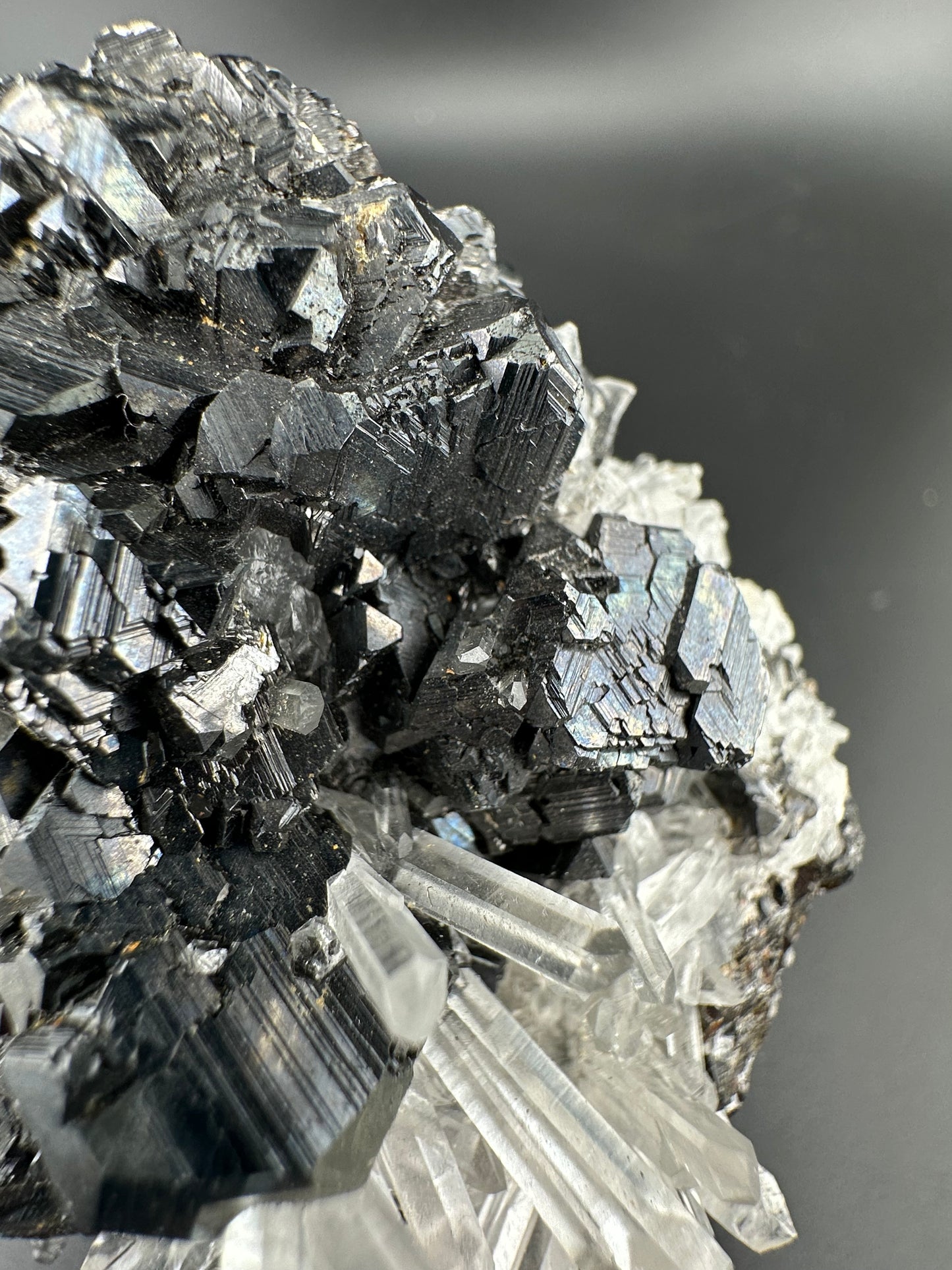 Quartz, Sphalerite: Pasco, Peru