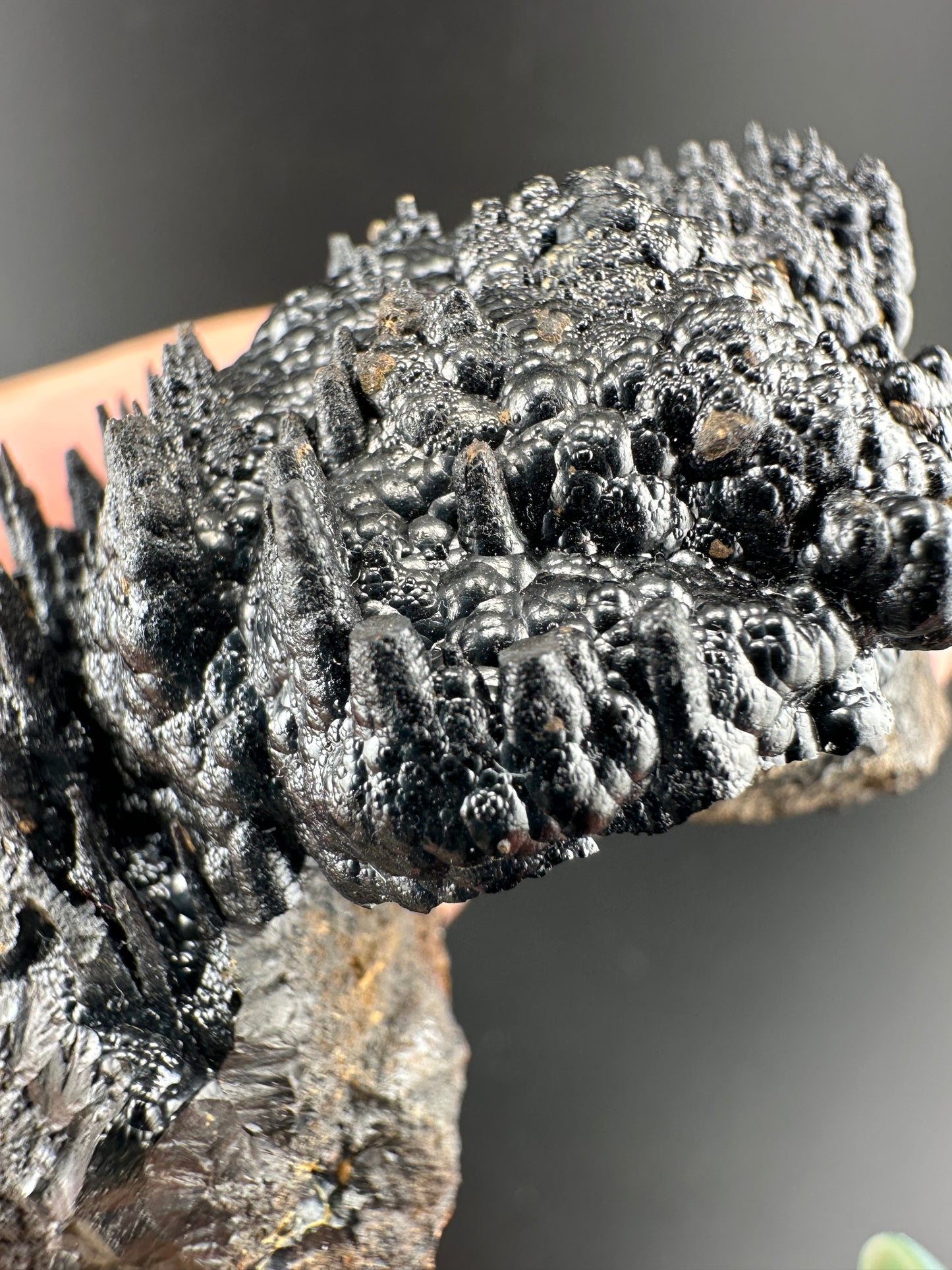 botryoidal, stalactitic Hematite; Montana