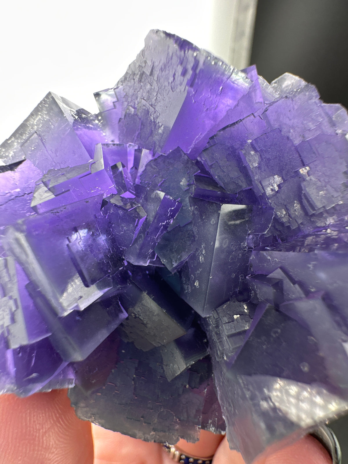 Cubic Purple Fluorite, Henan, China