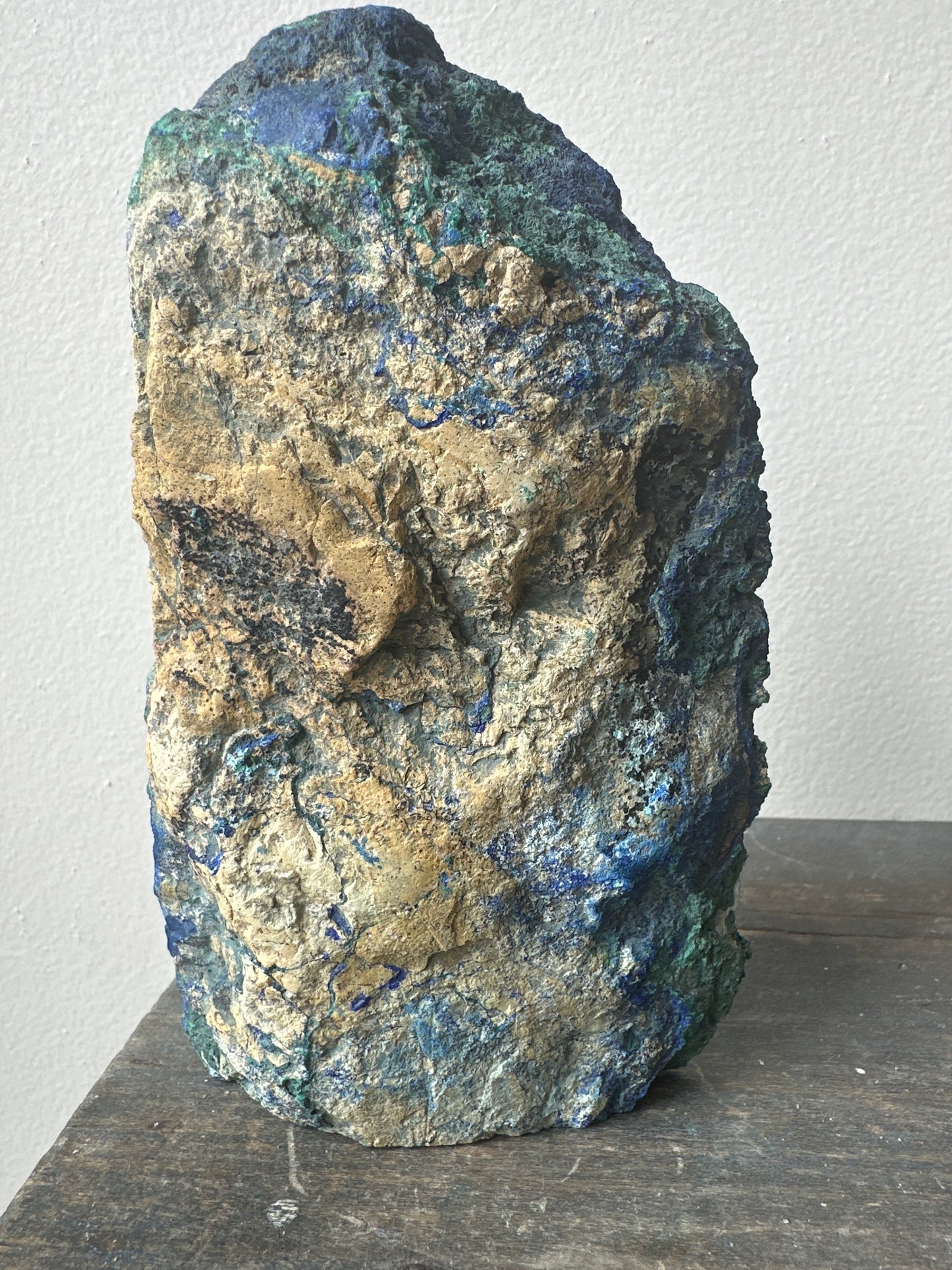 Azurite & Malachite polished slab (end piece)