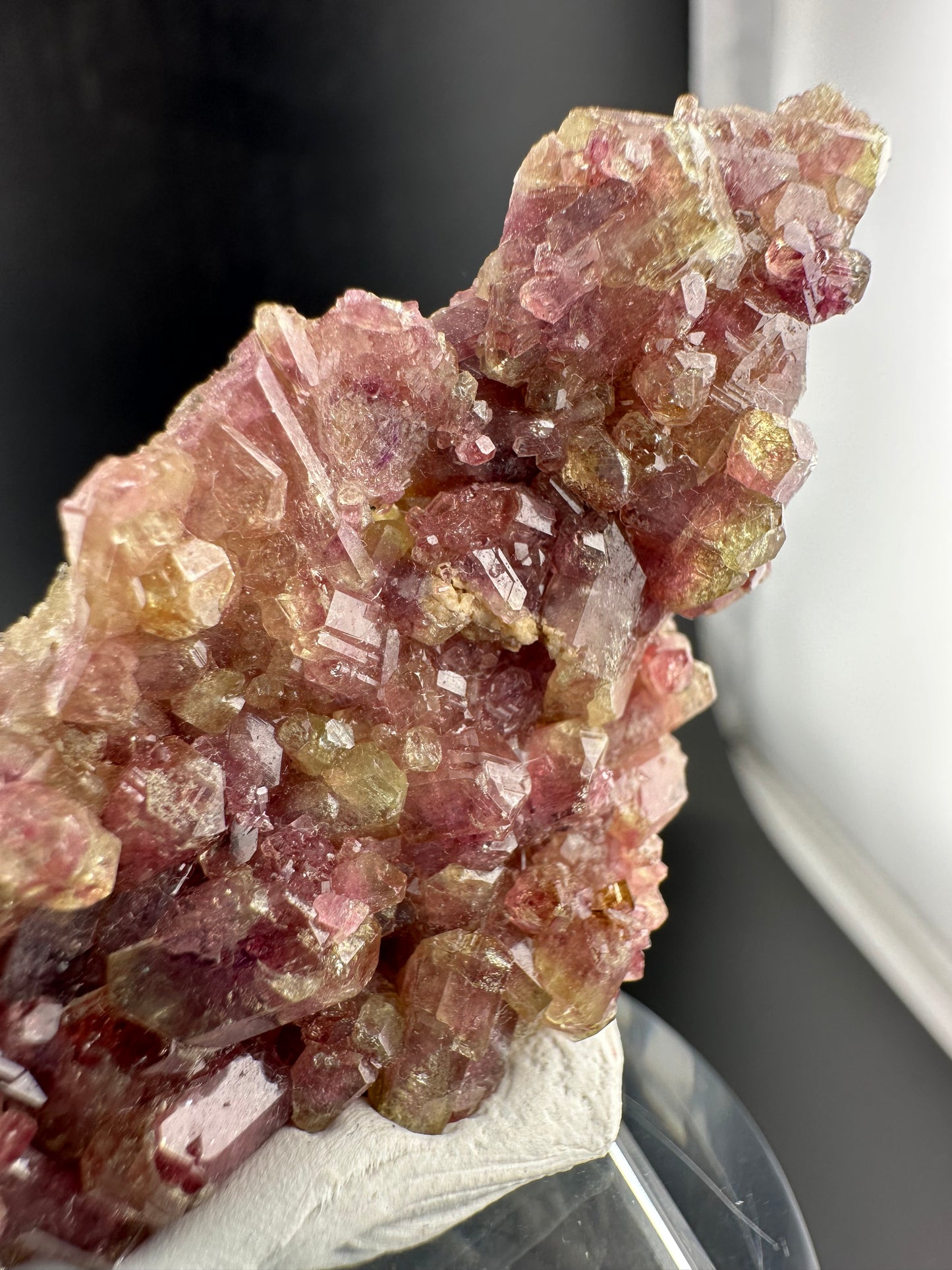 Manganese-rich Vesuvianite (bi-colour), Jeffrey Mine, Canada