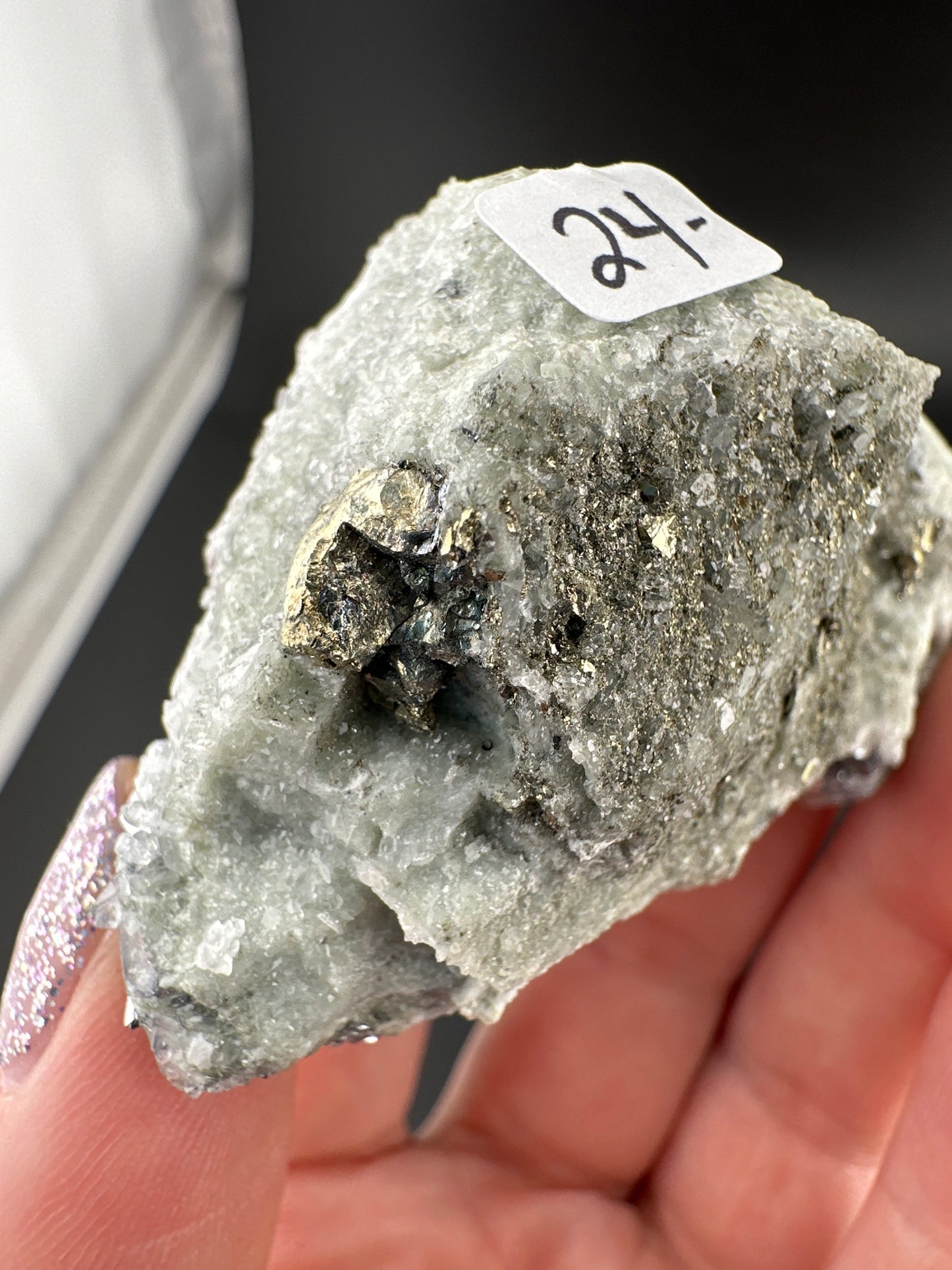 Galena on Quartz from Bulgaria
