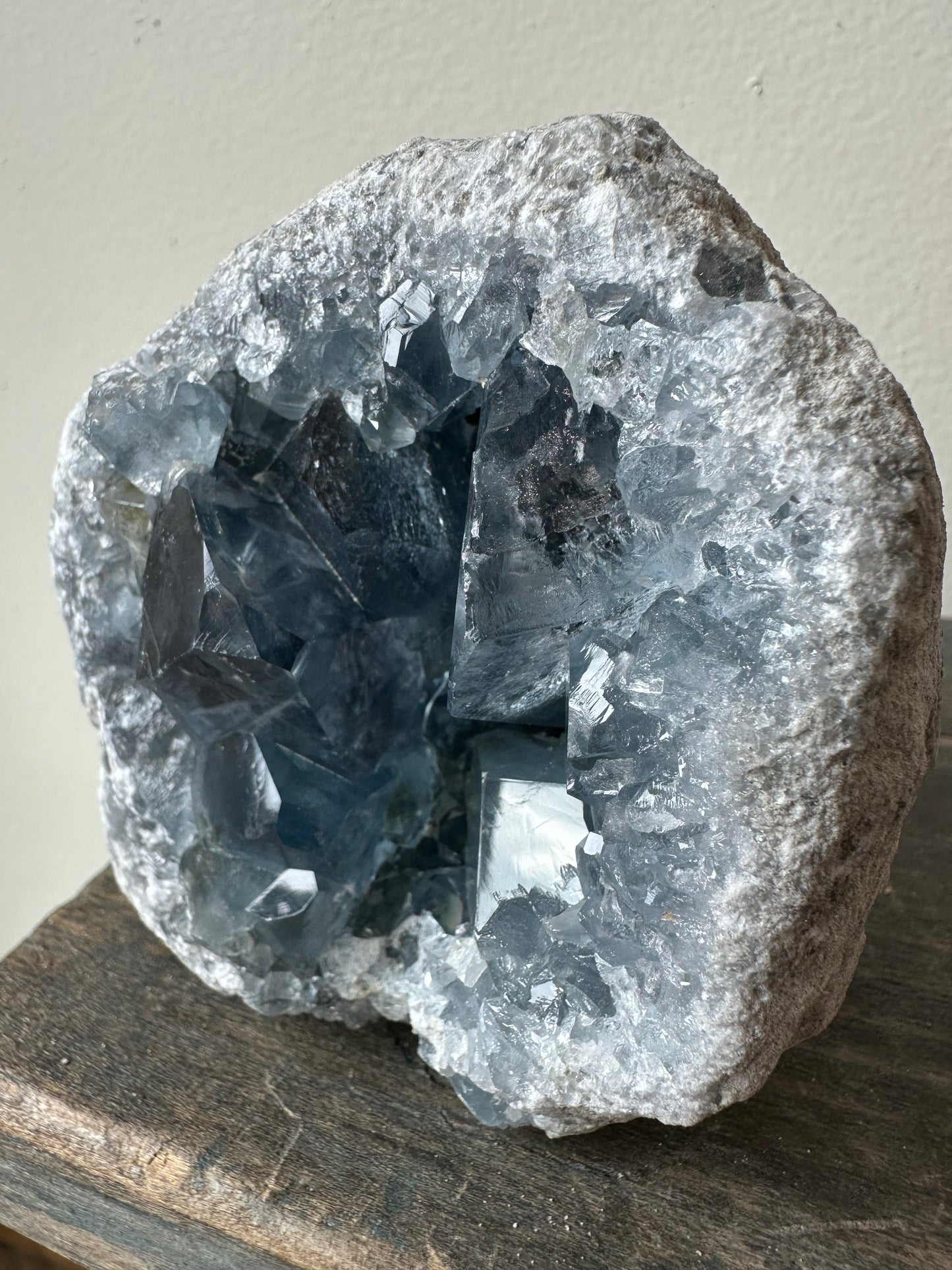 High-grade Celestite (Celestine) Geode