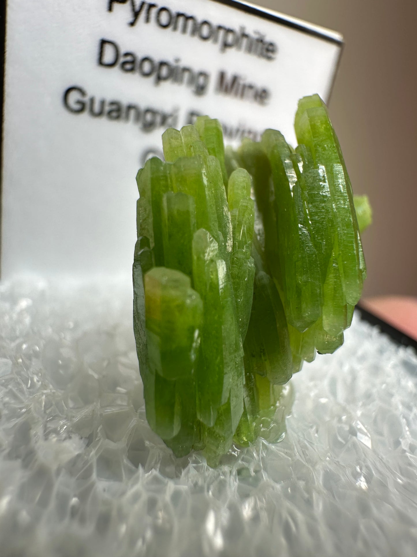 Pyromorphite, Daoping Mine, Guangxi, China (thumbnail)