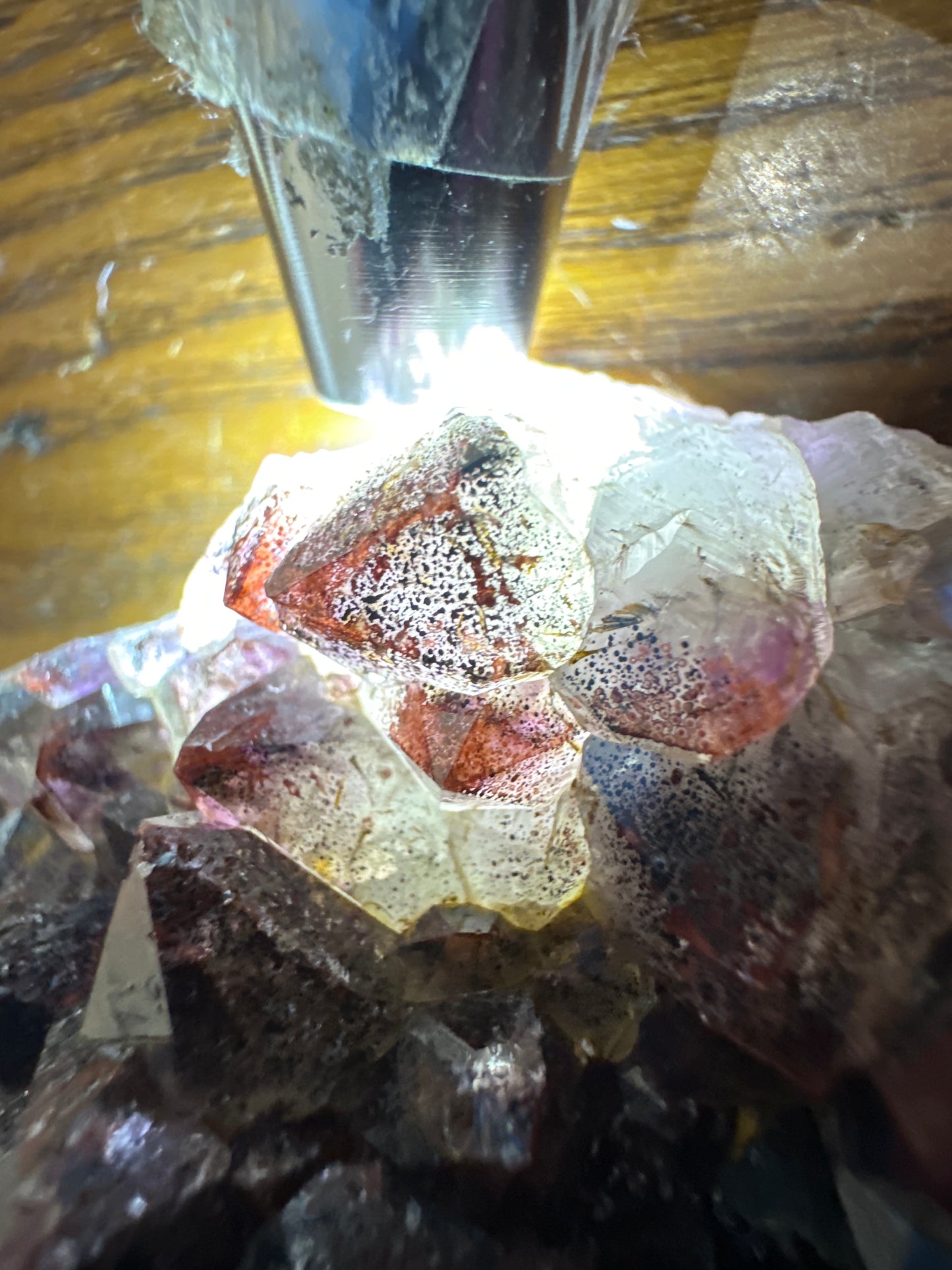 Black Window pocket Thunder Bay amethyst