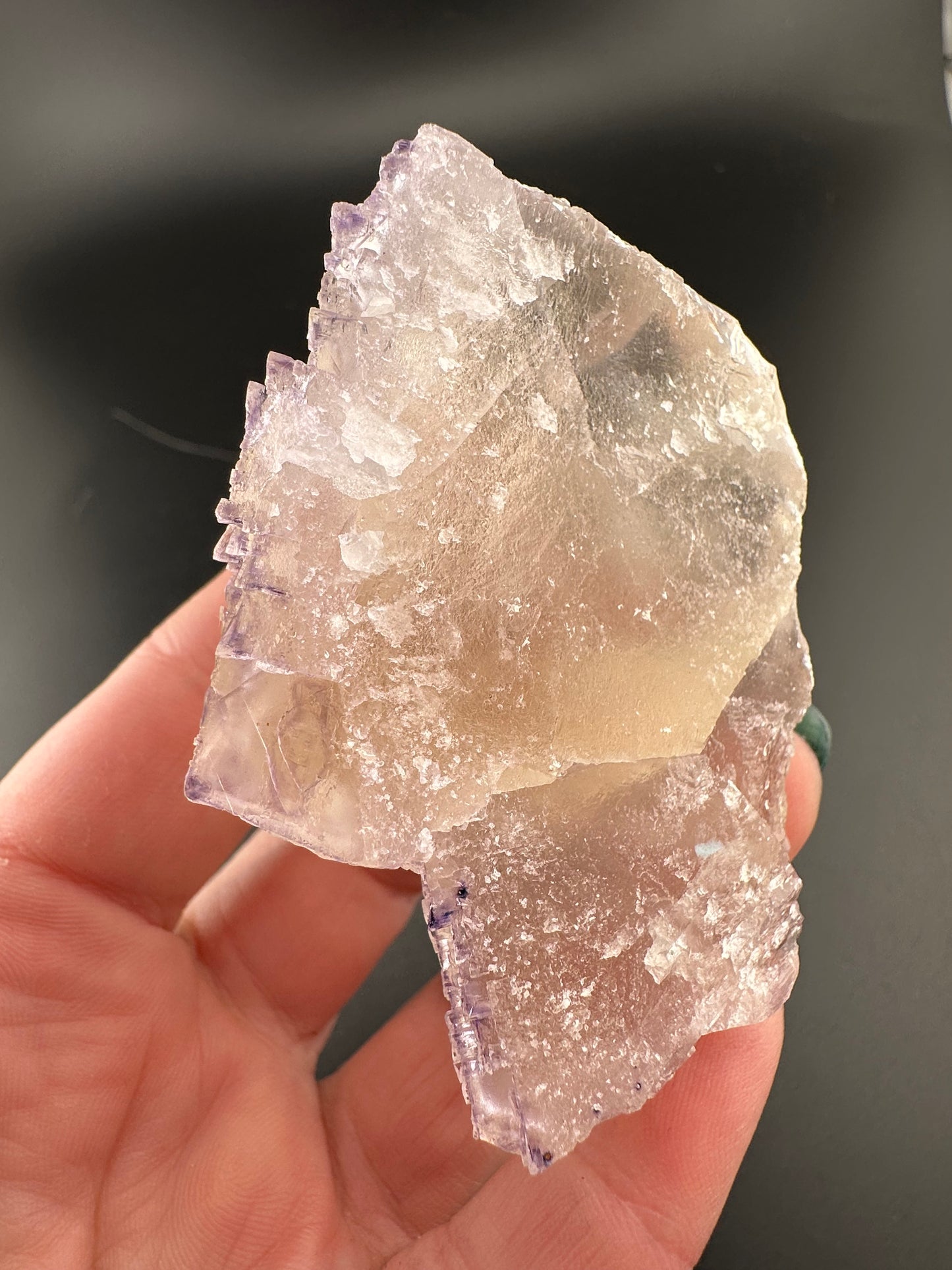 Carthage Corner Elmwood Mine fluorite; yellow & purple