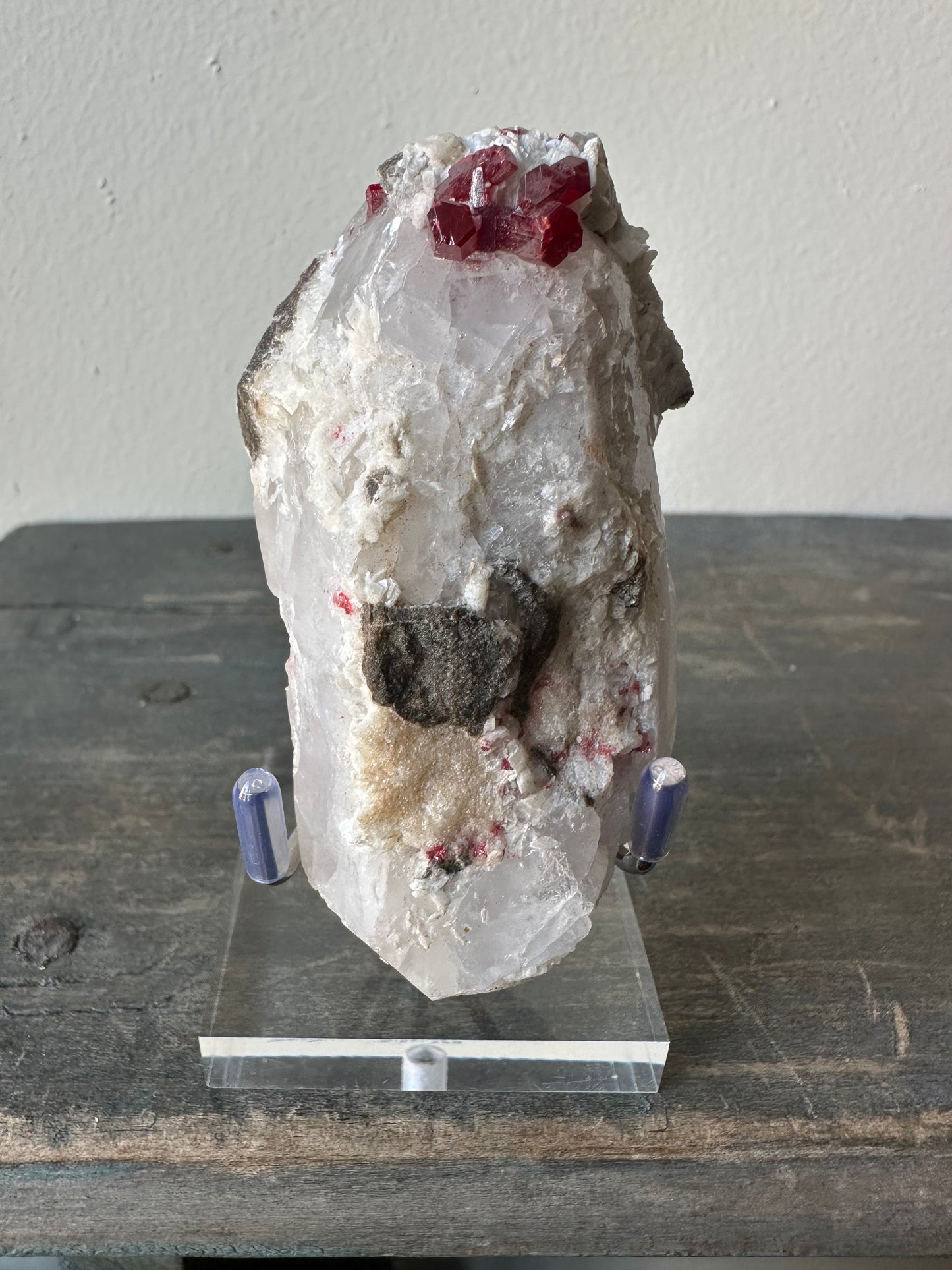 Cinnabar on Quartz, Hunan