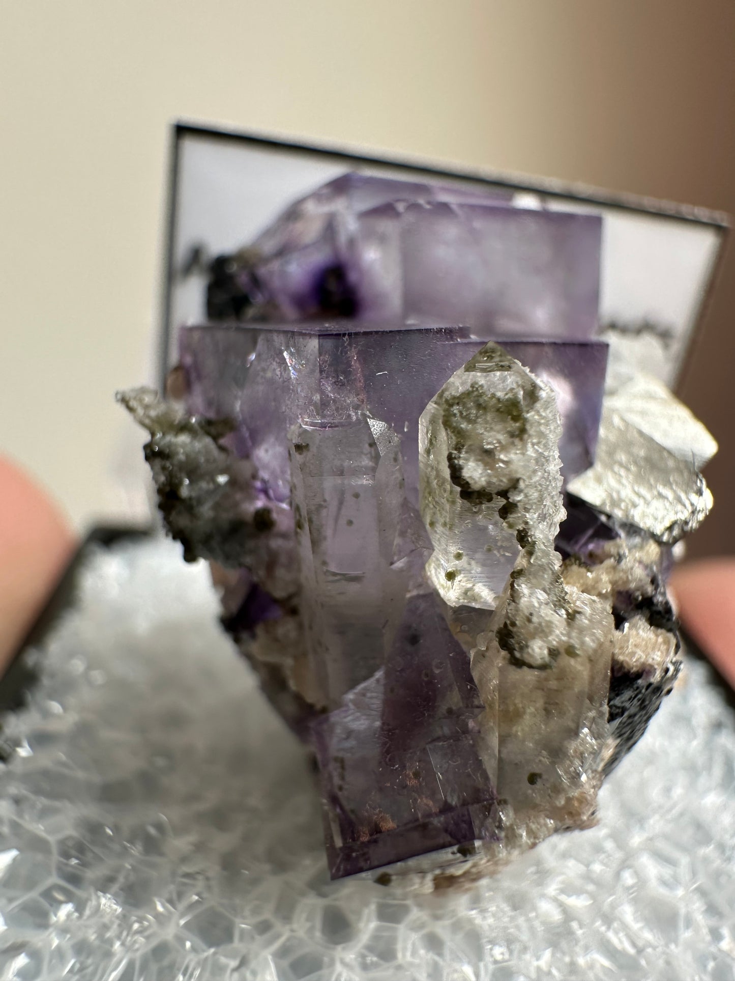 Fluorite, Quartz, Arsenopyrite: Yaogangxian Mine, Hunan, China