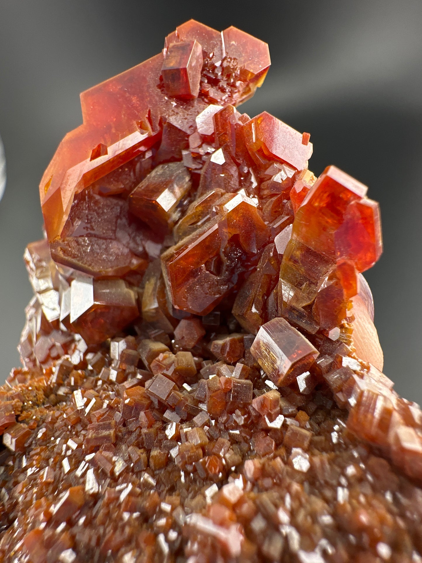 insane Vanadanite crystal cluster from Morocco.