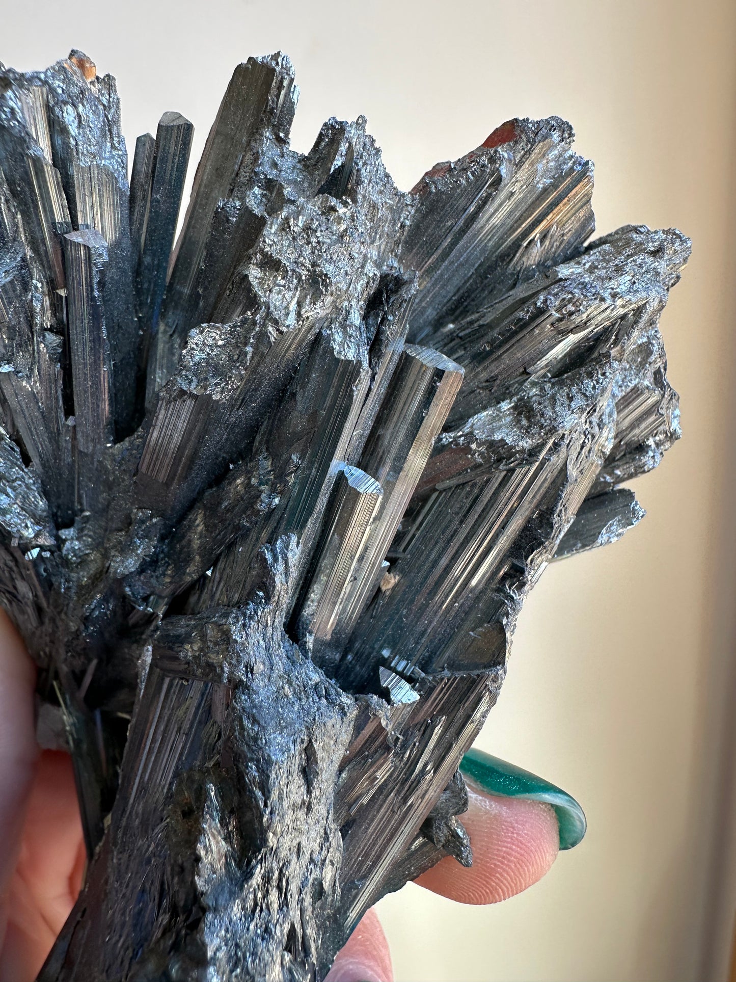 Stibnite cluster, Jiangxi, China