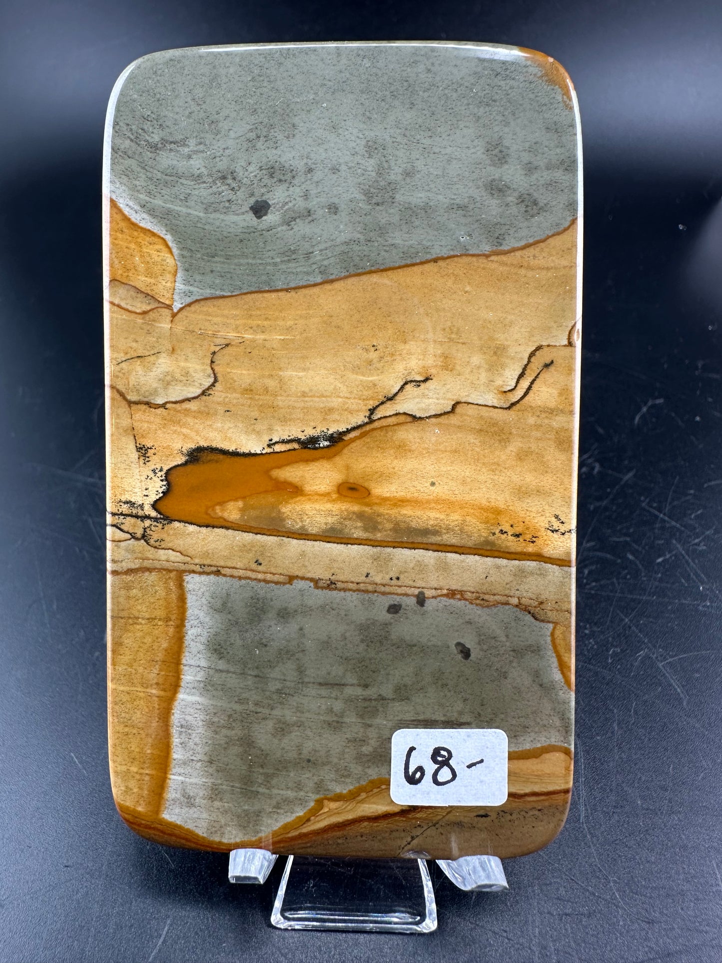 Owyhee Jasper cabachon /slab 3.5”x2”