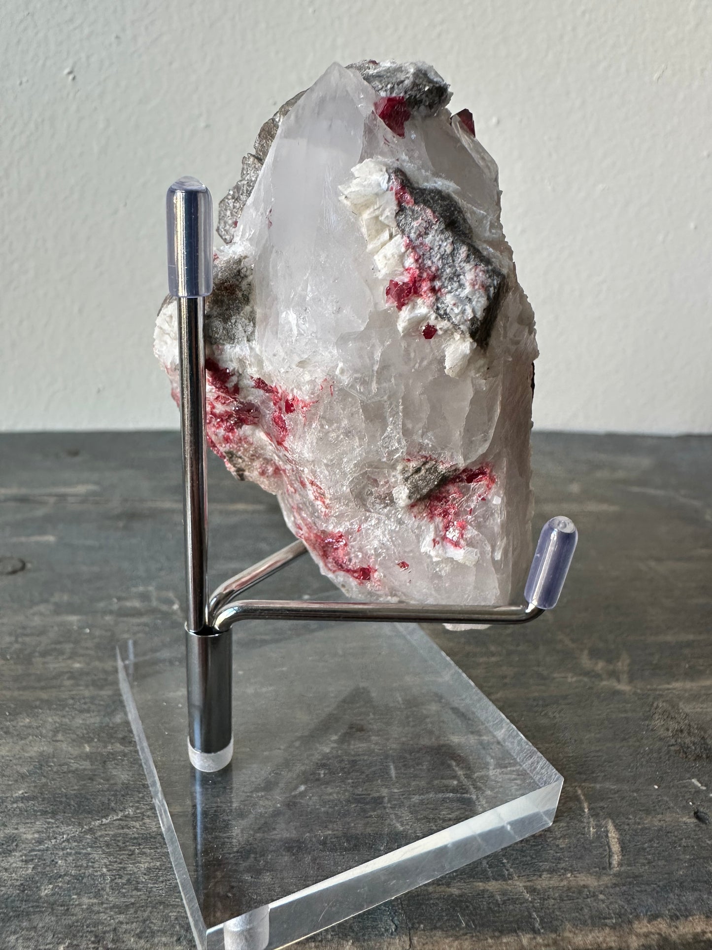 Cinnabar on Quartz, Hunan