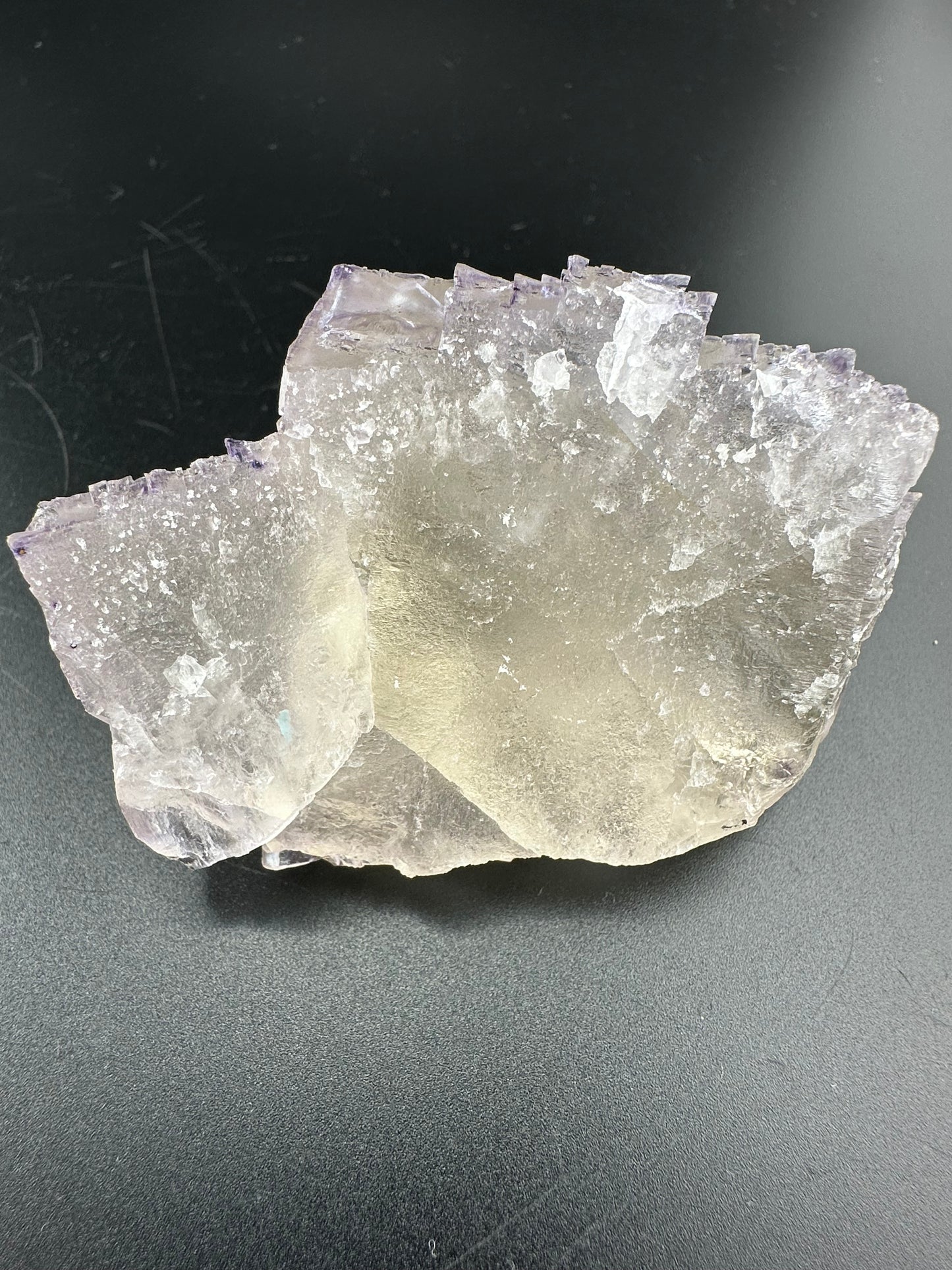 Carthage Corner Elmwood Mine fluorite; yellow & purple