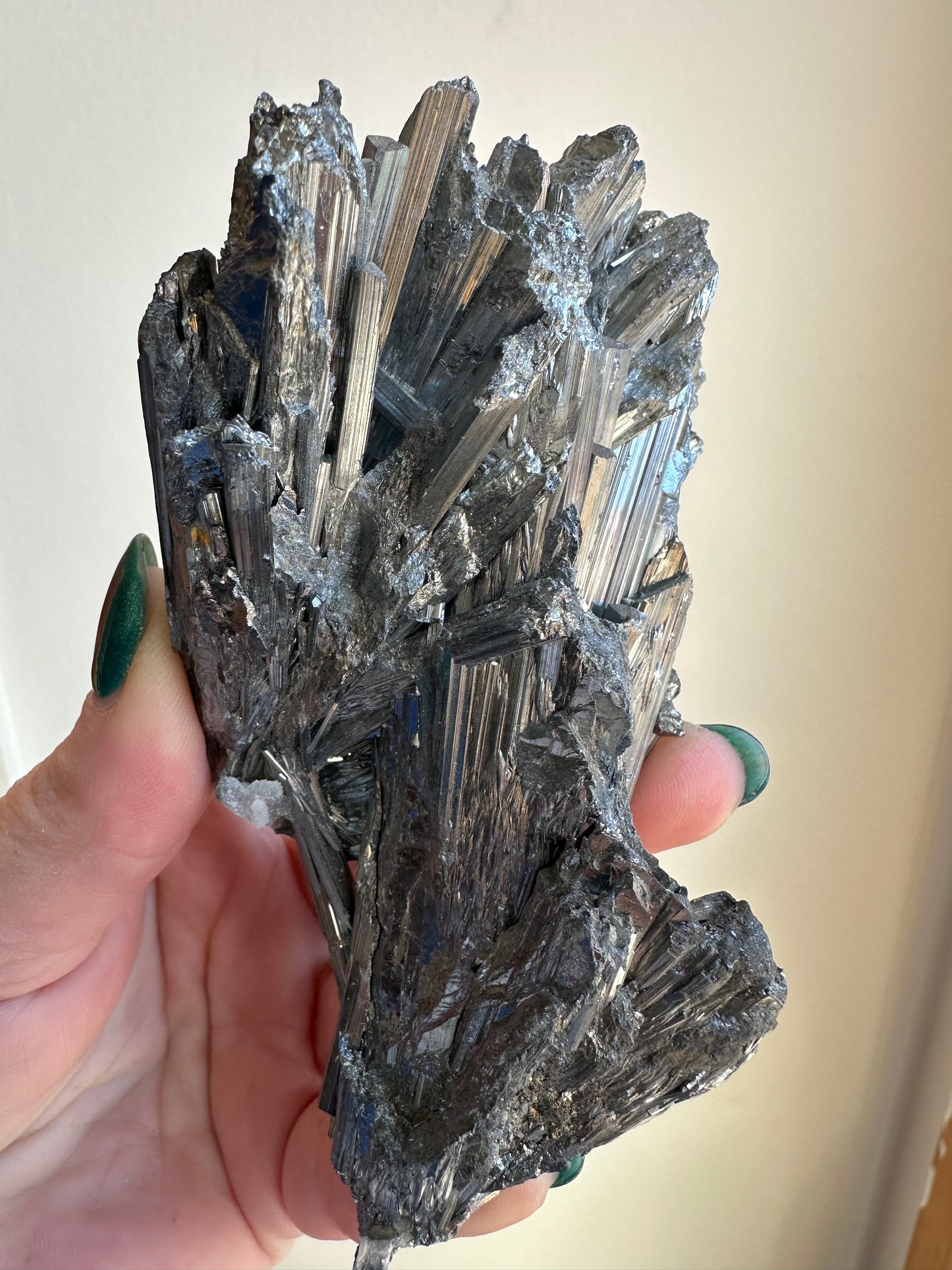 Stibnite cluster, Jiangxi, China