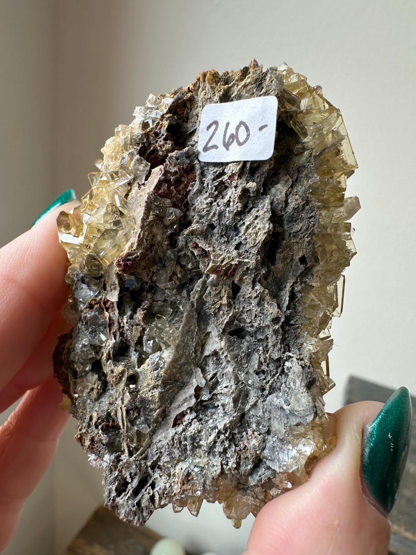 gemmy, tabular Baryte, Meikle Mine, Nevada