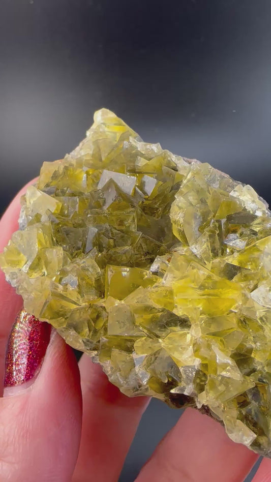 Gemmy Yellow Okorusu Fluorite