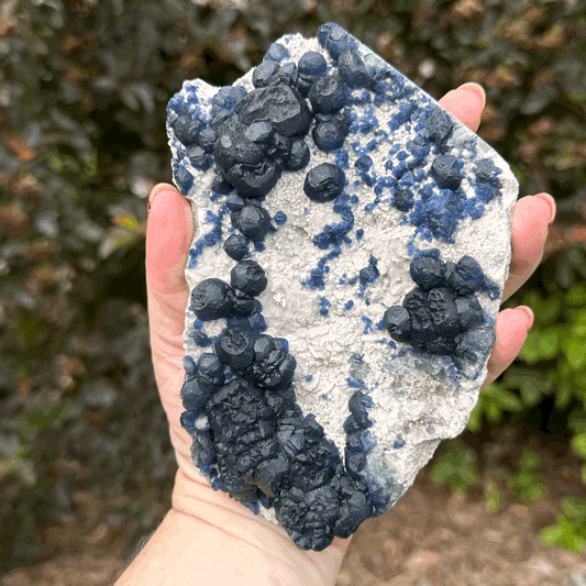 Botryoidal (Blueberry) Fluorite from Inner Mongolia (4"x6")
